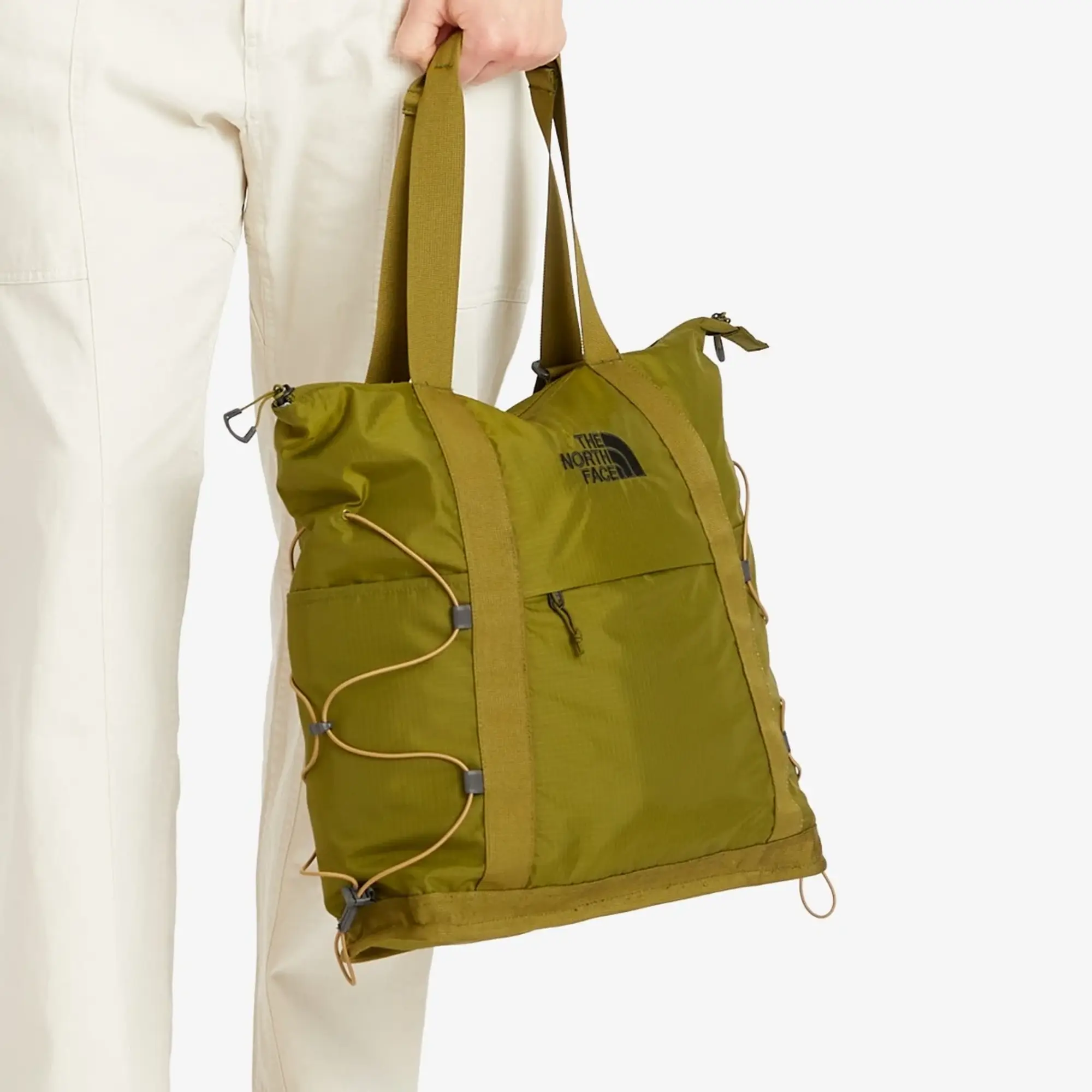The North Face Borealis Tote Bag In Olive-Green