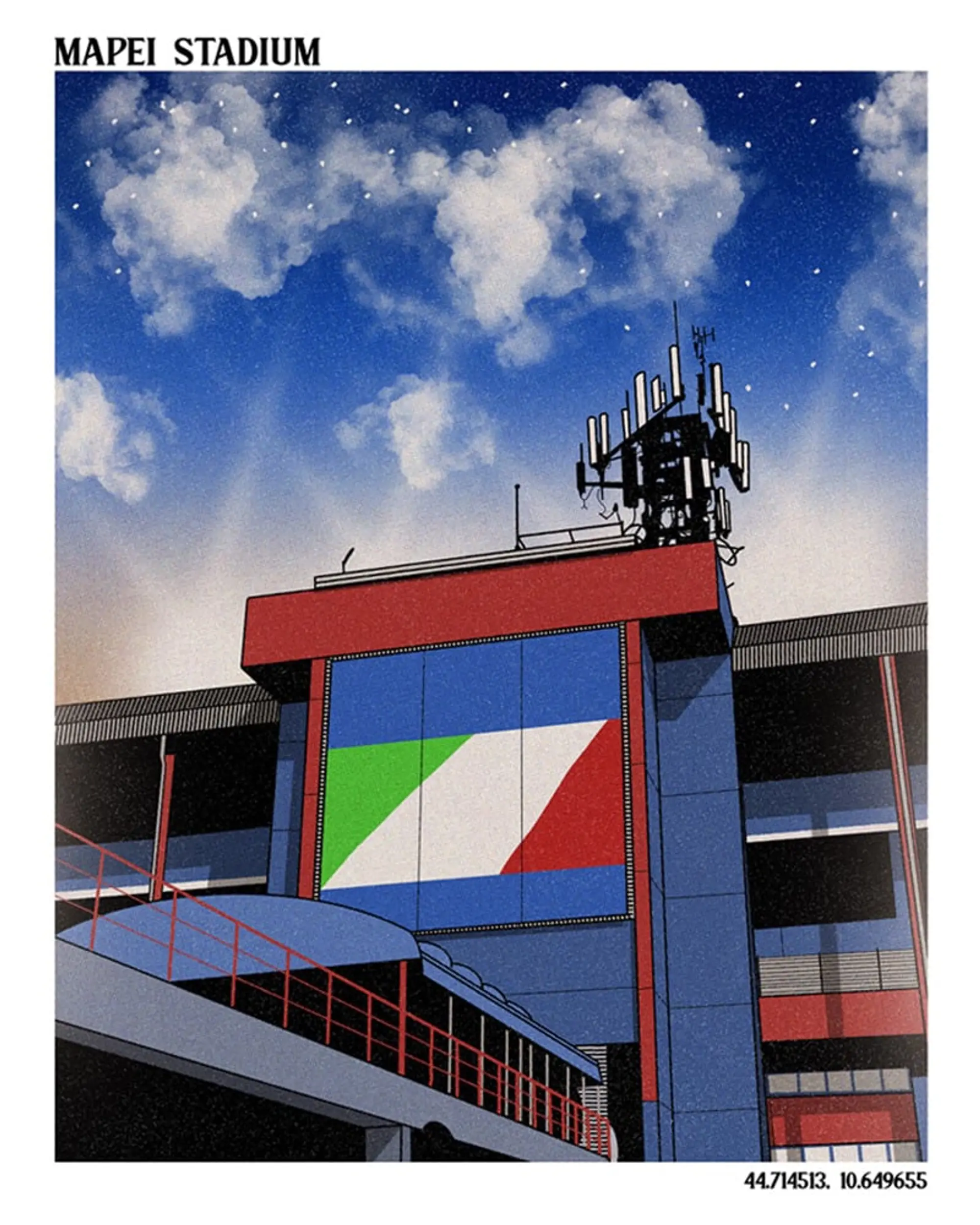 Classic Football Shirts Mapei Stadium A3 Print/Poster