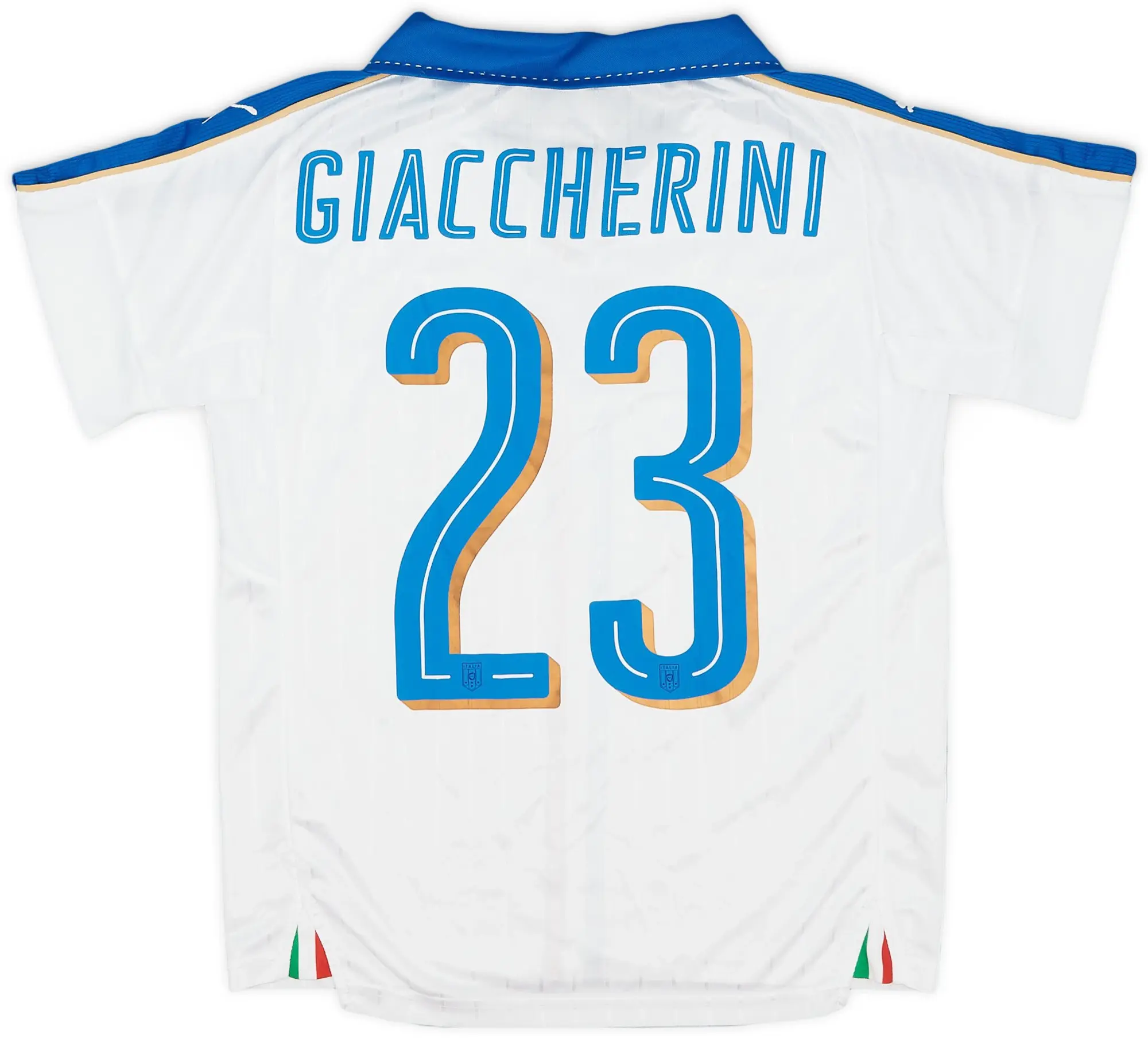 Puma 2016-17 Italy Away Shirt Giacchherini #23 - 7/10 - (M.Boys)