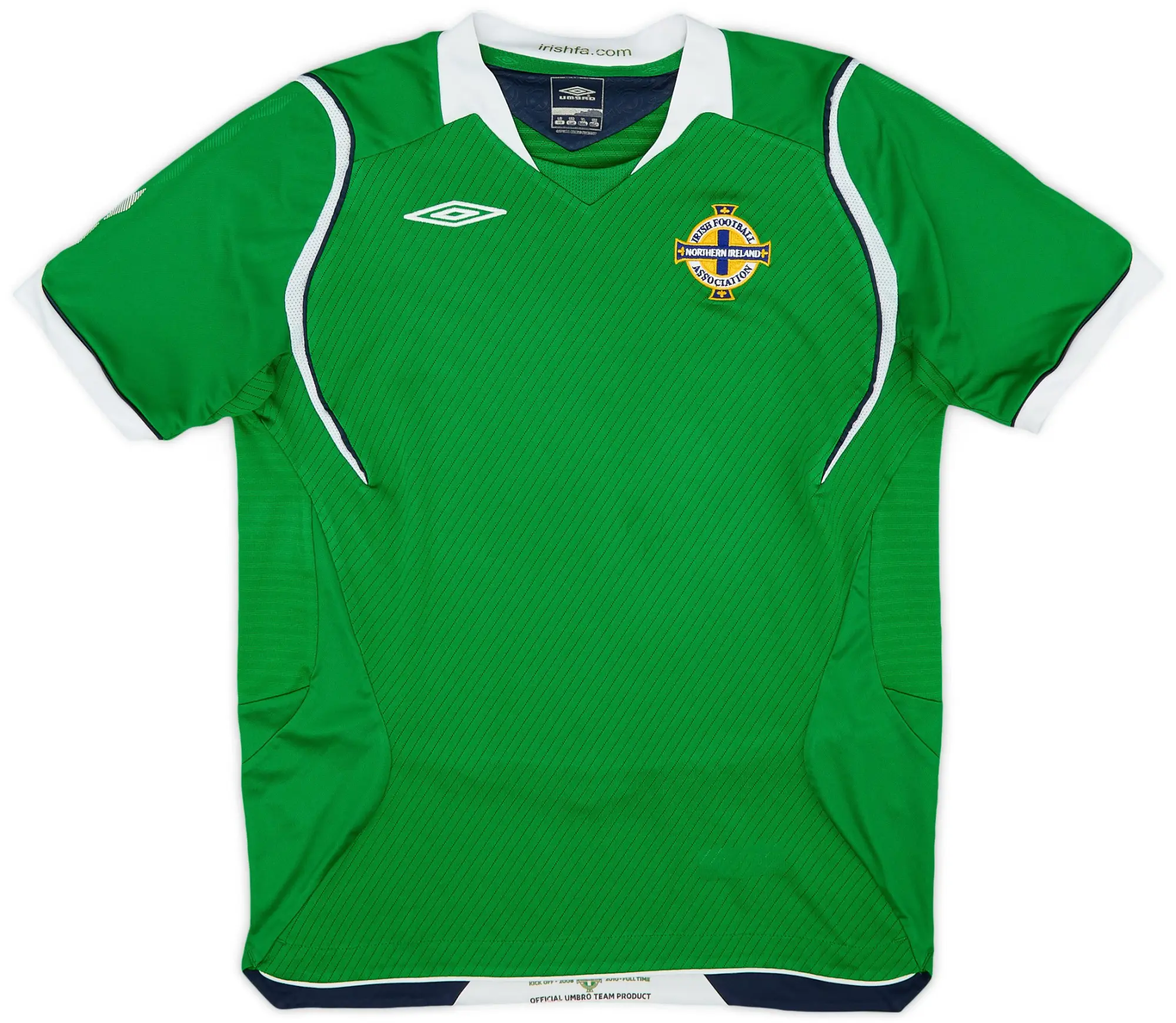 Umbro 2008-10 Northern Ireland Home Shirt - 5/10 - (L.Boys)