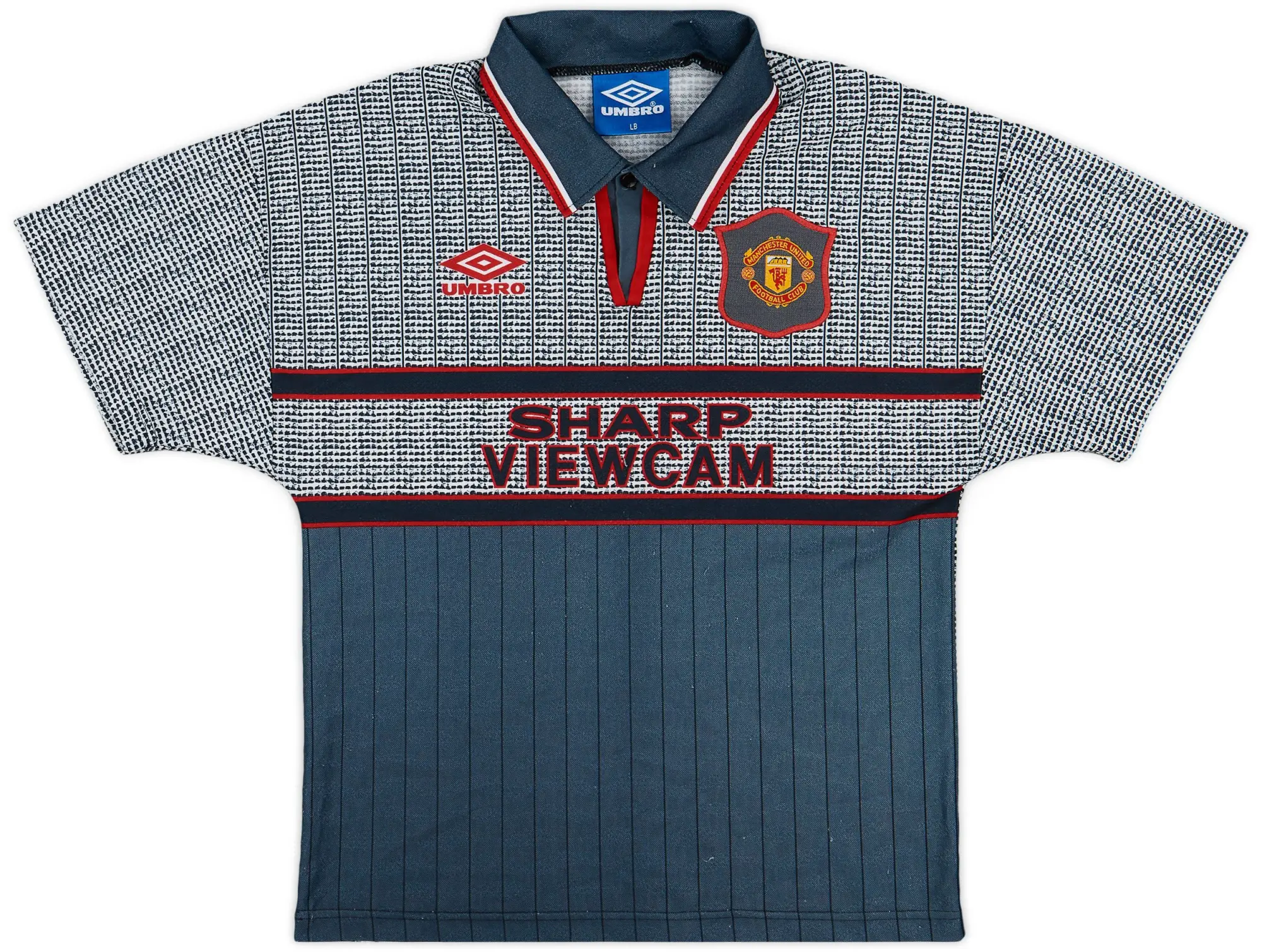 Umbro 1995-96 Manchester United Away Shirt - 7/10 - (L.Boys)
