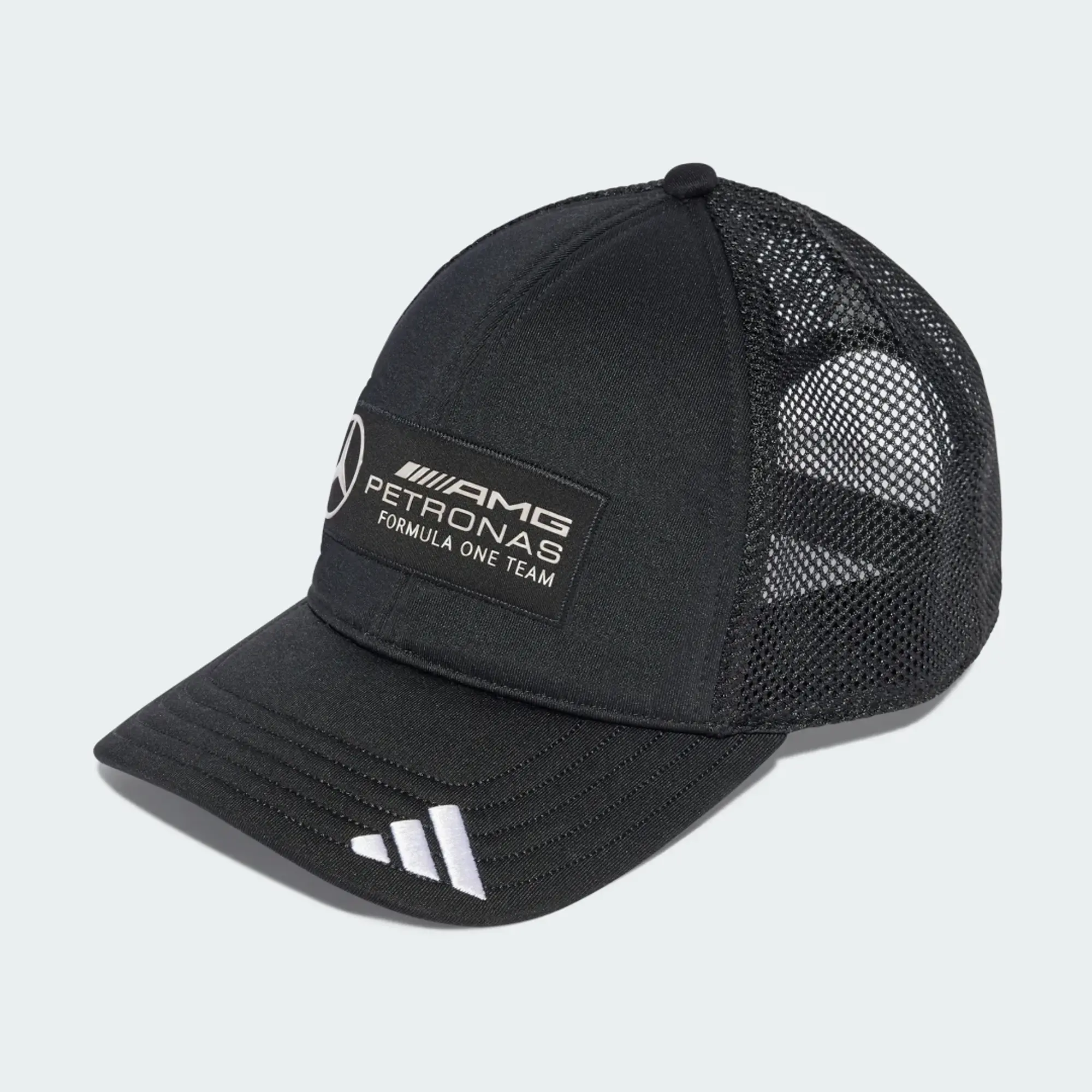 adidas MERCEDES - AMG PETRONAS FORMULA ONE TEAM SNAPBACK LOGO TRUCKER CAP