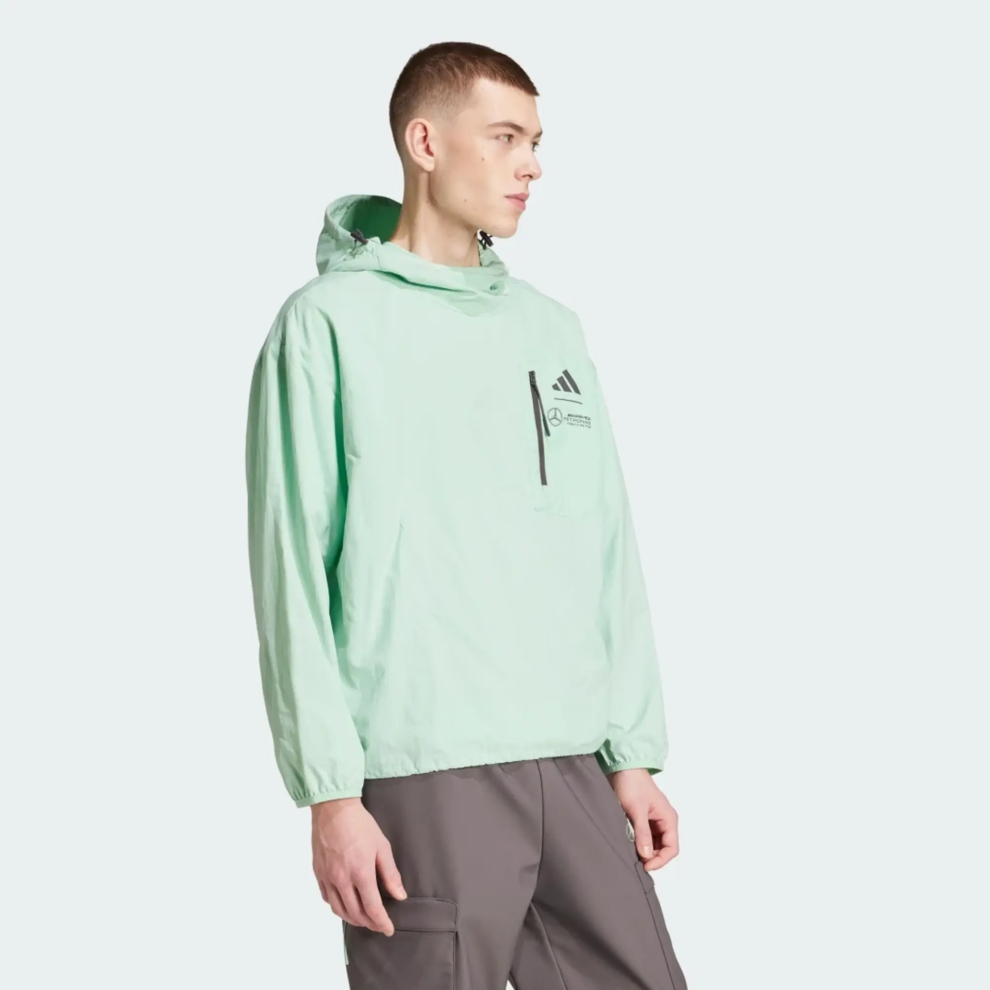 adidas MERCEDES - AMG PETRONAS FORMULA ONE TEAM PREMIUM WOVEN WIND BREAKER