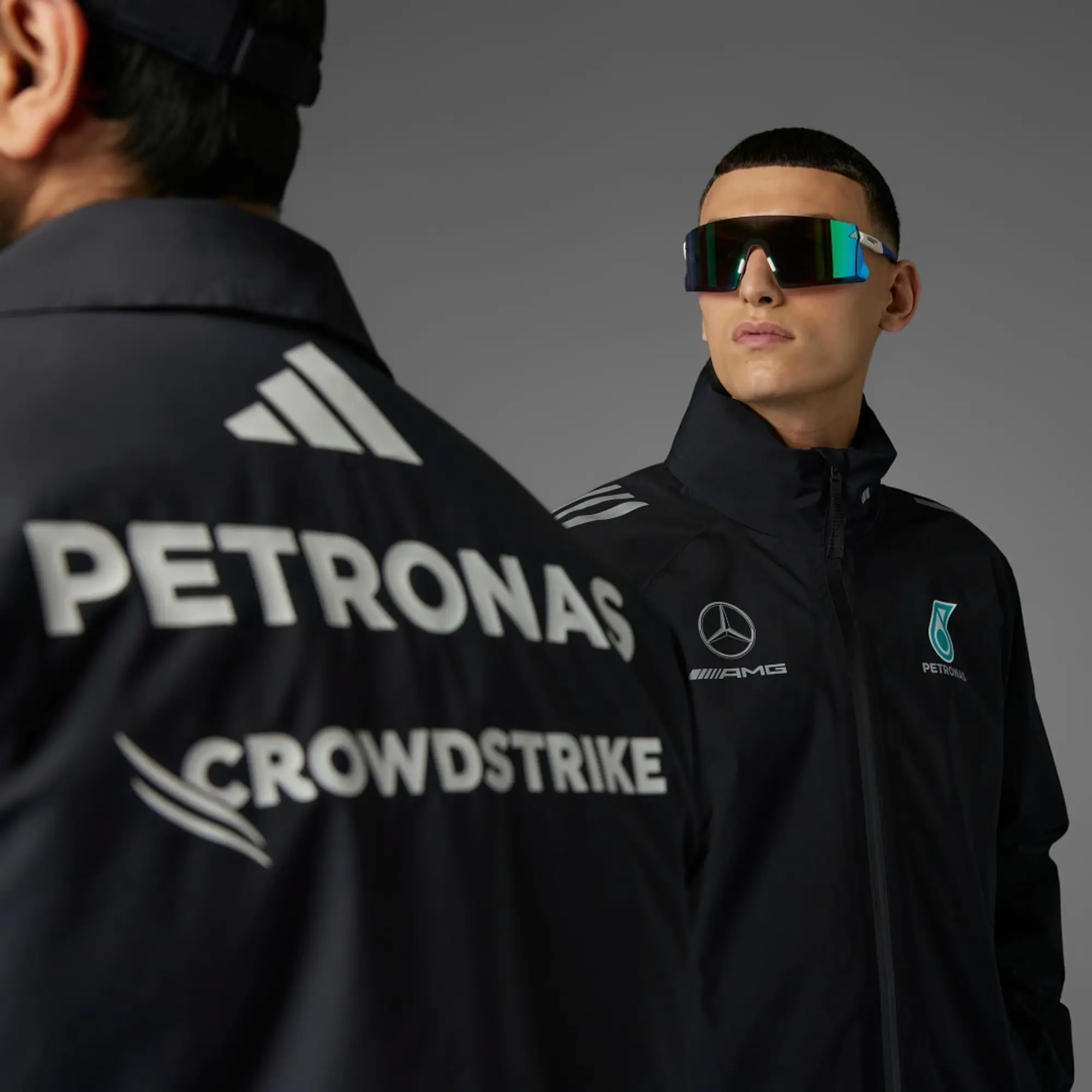 adidas MERCEDES - AMG PETRONAS FORMULA ONE TEAM MECHANICS RAIN JACKET