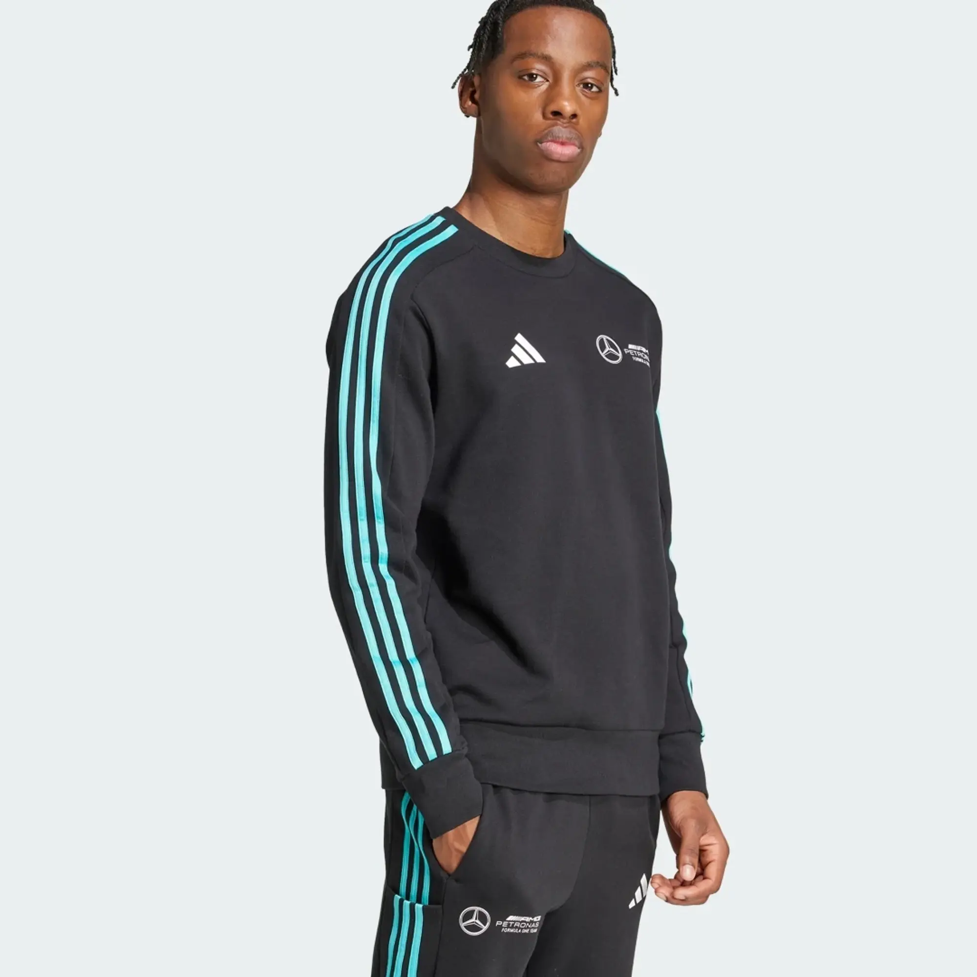 adidas MERCEDES - AMG PETRONAS FORMULA ONE TEAM DNA SWEAT TOP