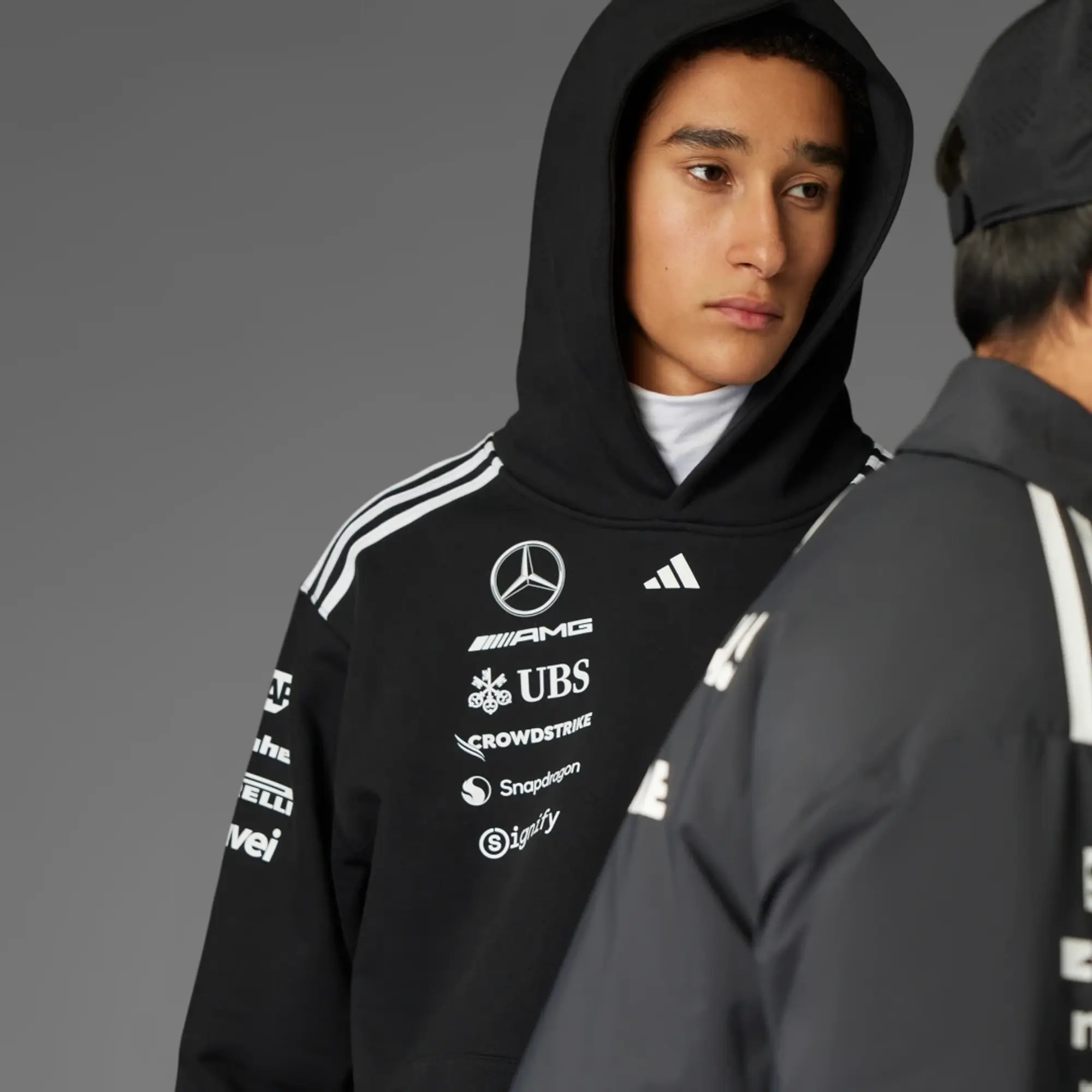 Sweatshirt Adidas X Mercedes Amg Petronas Formula One Team Team Hoodie Black/ Black/ White Xxl