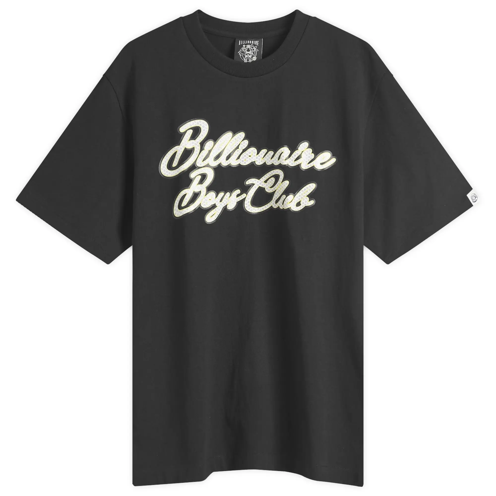 Billionaire Boys Club Men's Diamond Script Logo T-Shirt Black