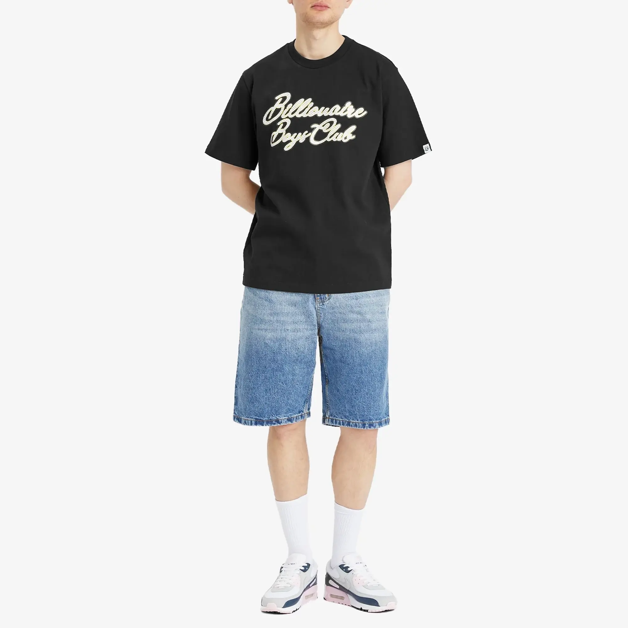 Billionaire Boys Club Men's Diamond Script Logo T-Shirt Black