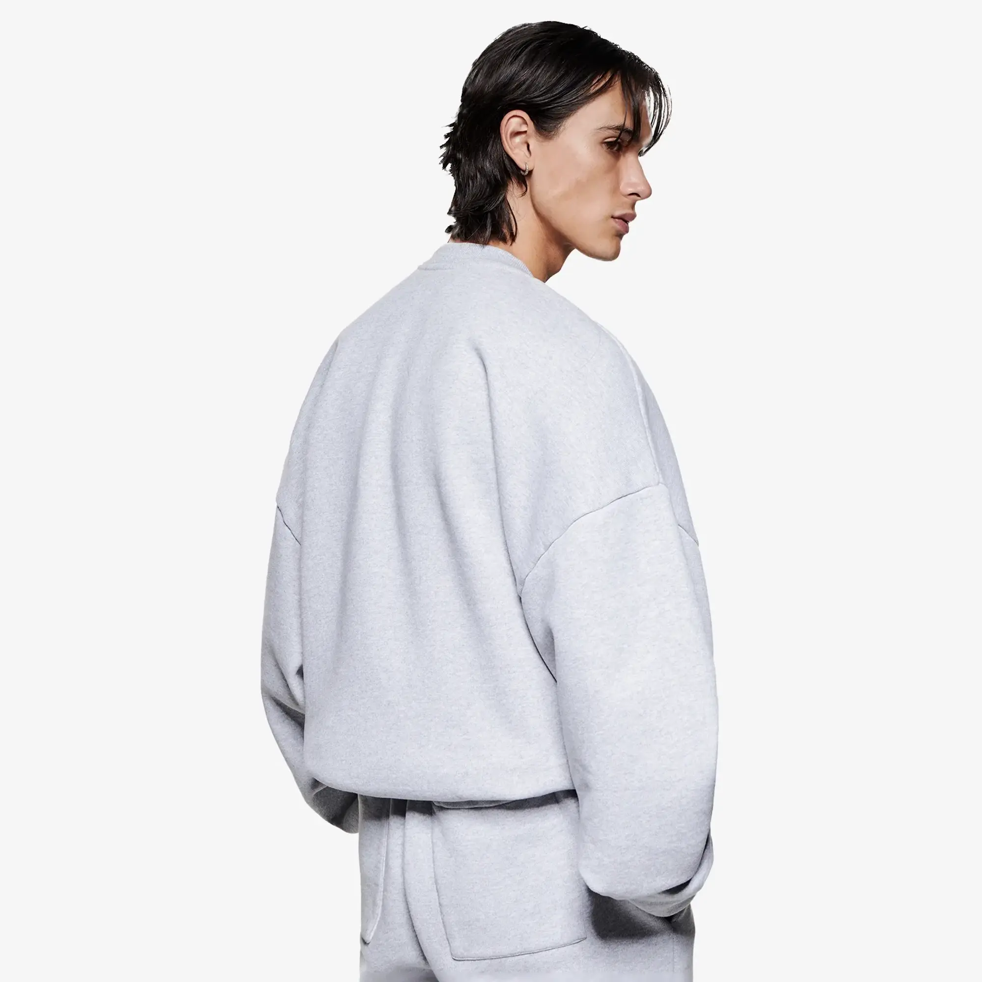 MKI Men's Linear Crew Sweatshirt Grey