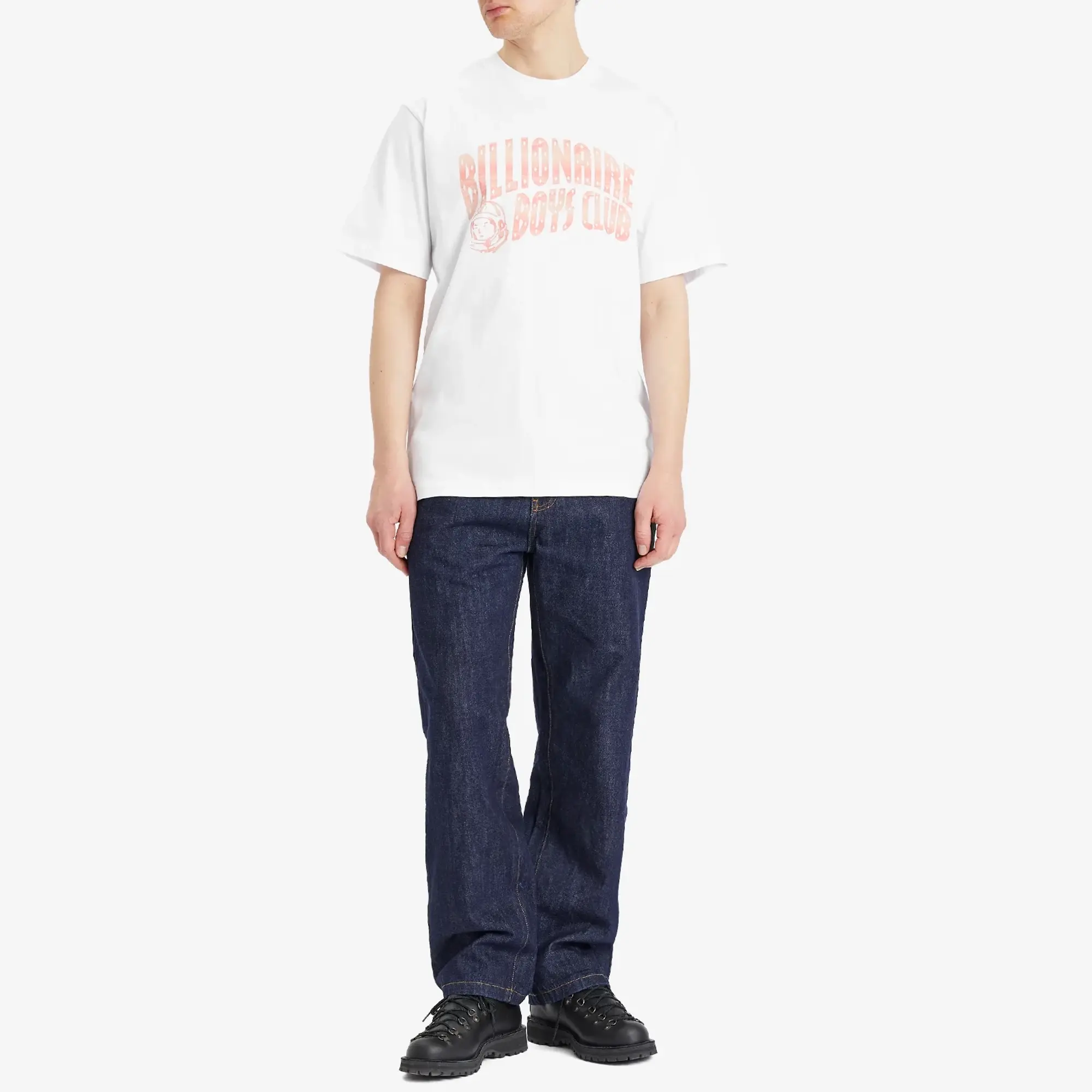 Billionaire Boys Club Men's Mountain Fill Arch Logo T-Shirt White