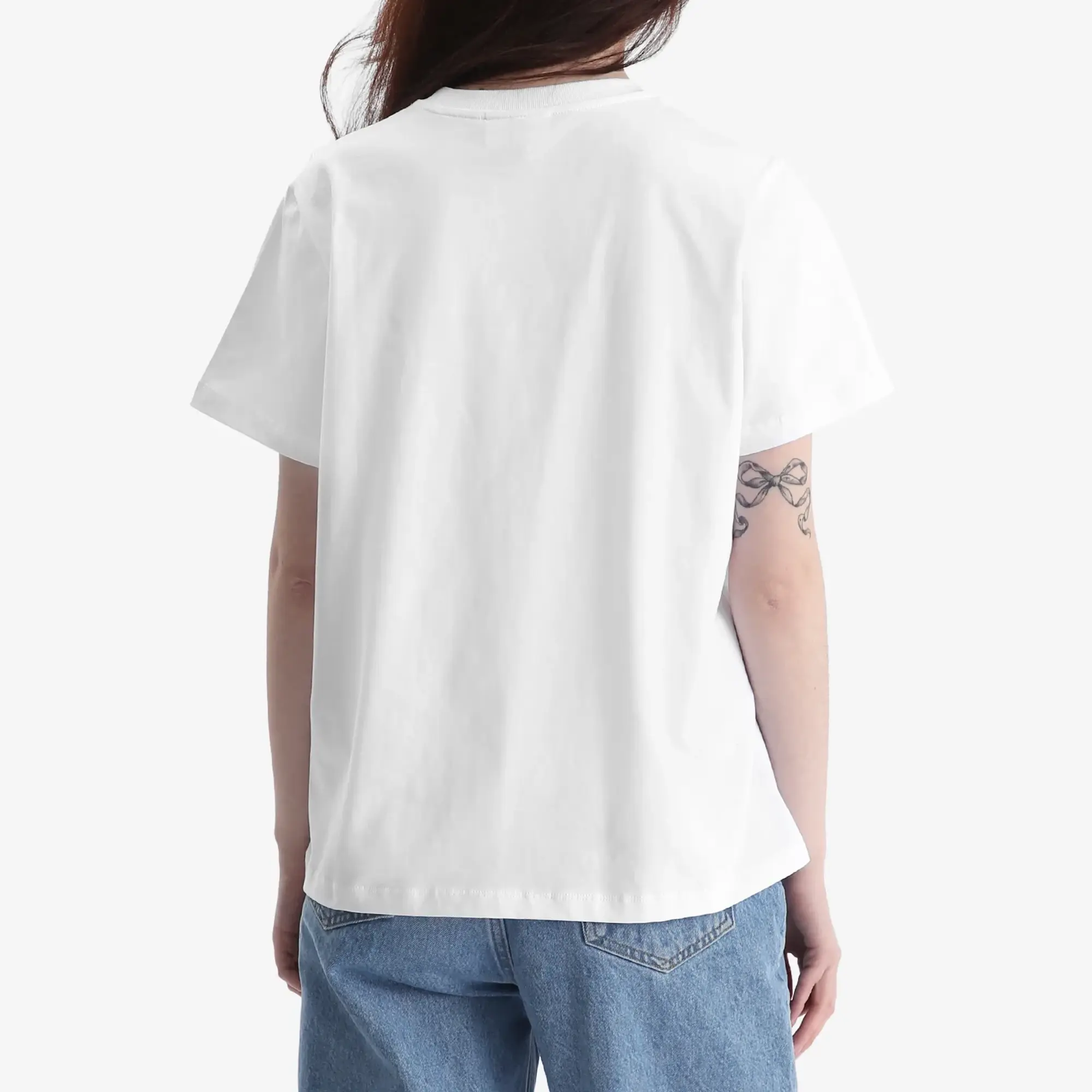 GANNI Women's Teddy Relaxed T-Shirt Bright White