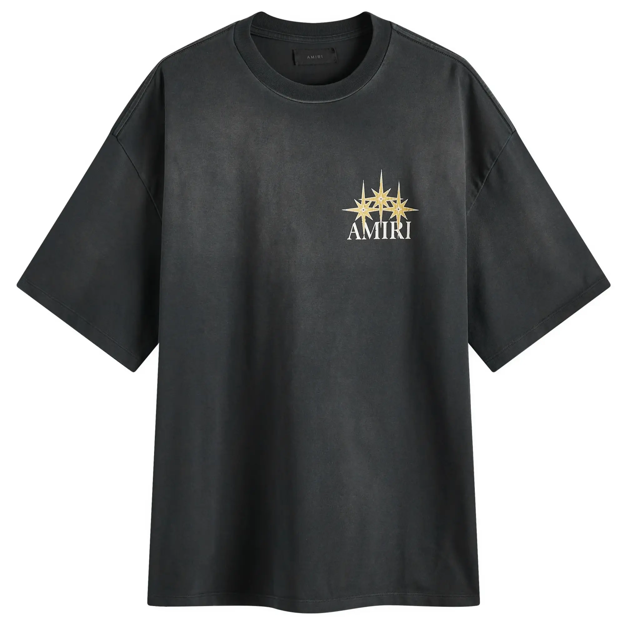 AMIRI Men's Starburst Oversized T-Shirt Black