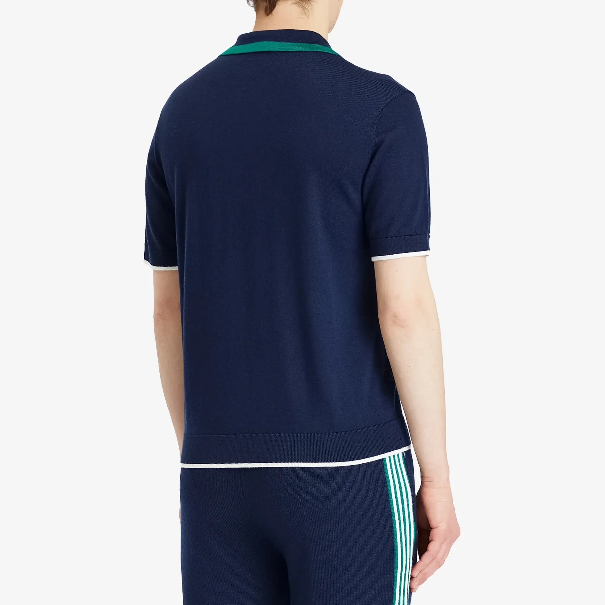 Casablanca Men's Tennis Polo Shirt Navy