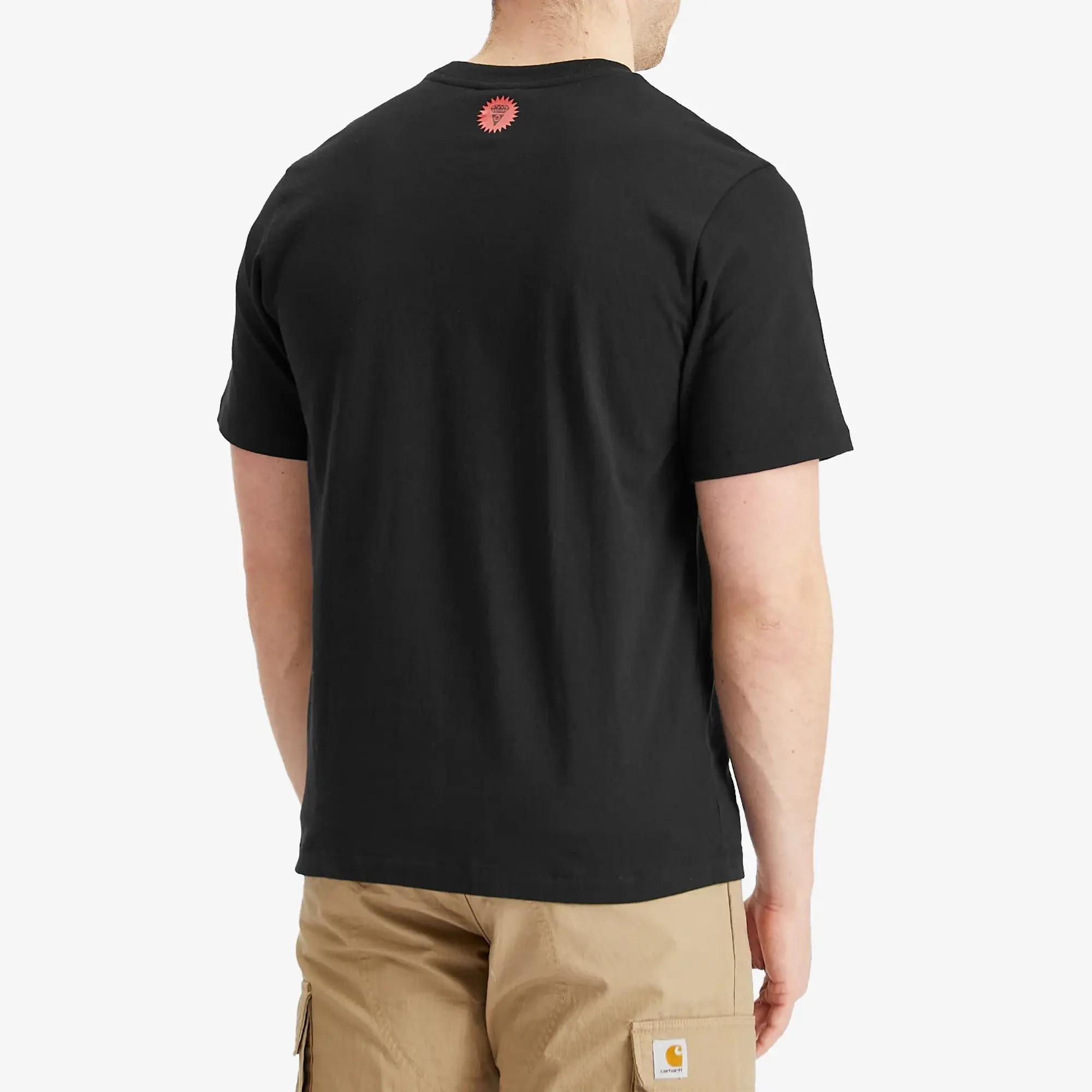 ICECREAM Men's Small Running Dog T-Shirt Black