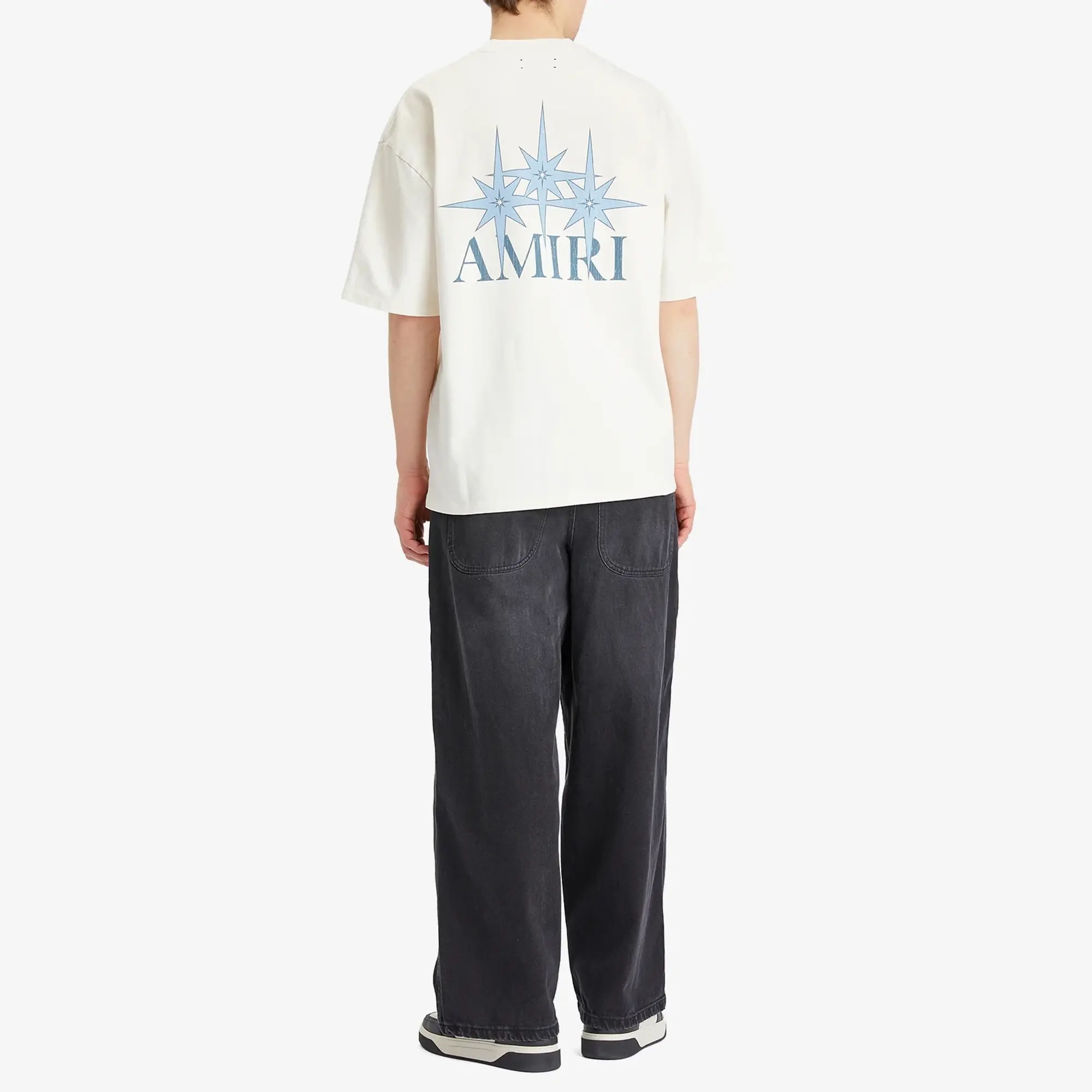 AMIRI Men's Starburst Oversized T-Shirt Ivory