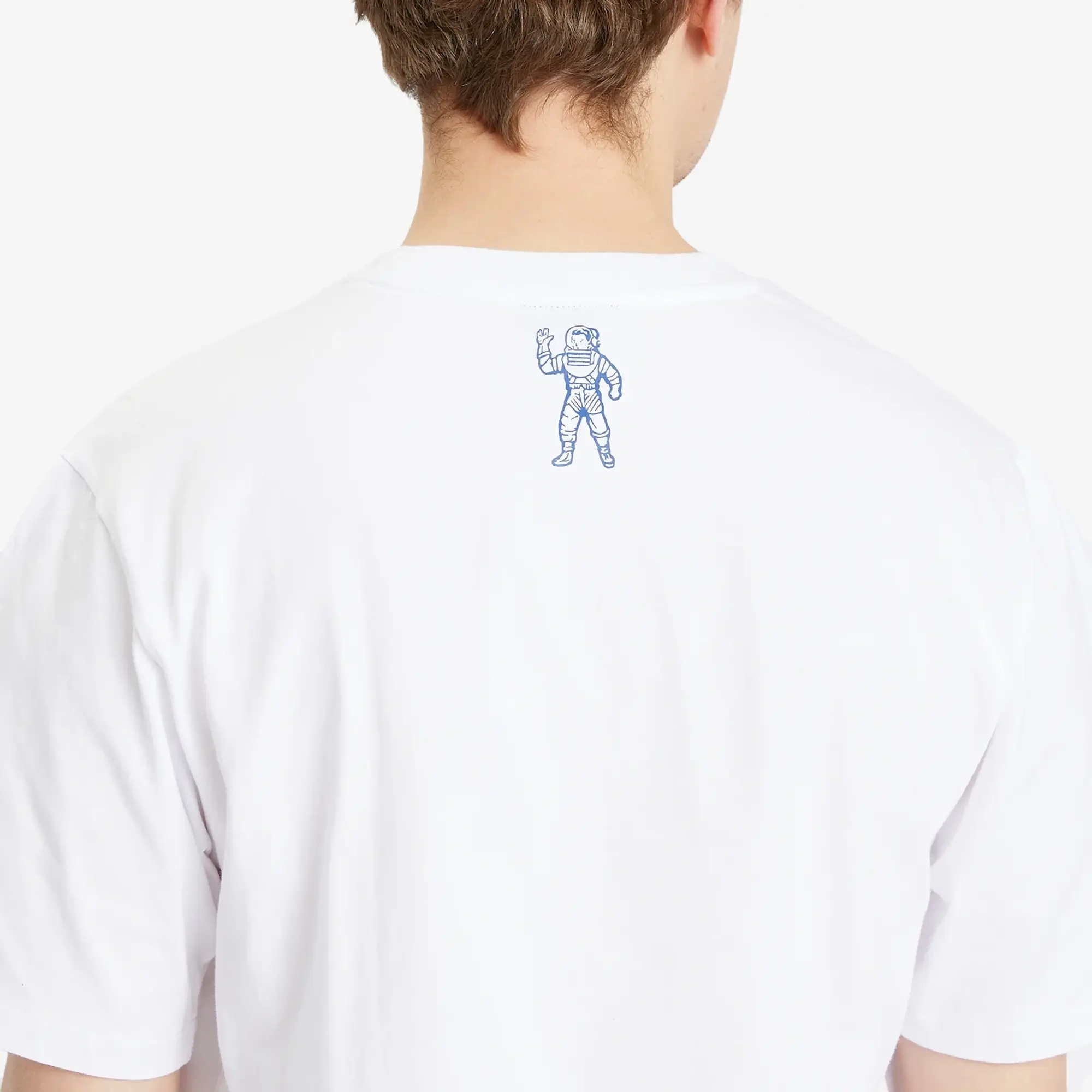 Billionaire Boys Club Men's Cracked Flock Print Astro T-Shirt White
