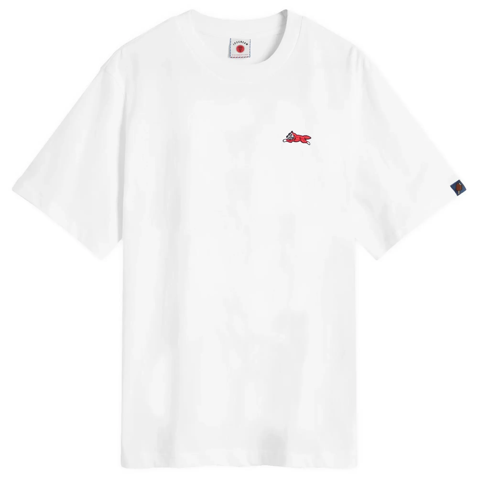 ICECREAM Small Running Dog T-Shirt, White