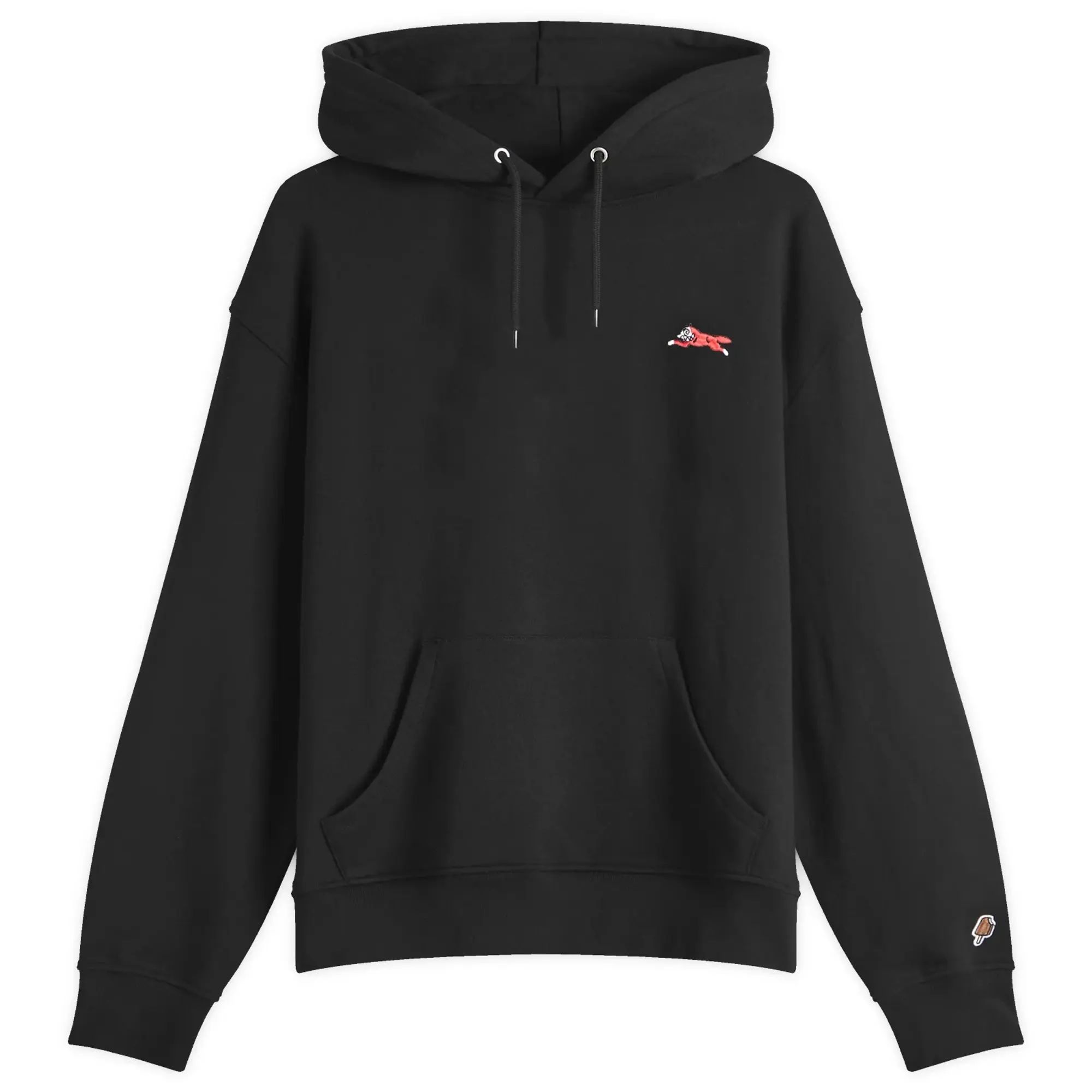ICECREAM Small Running Dog Hoodie, Black
