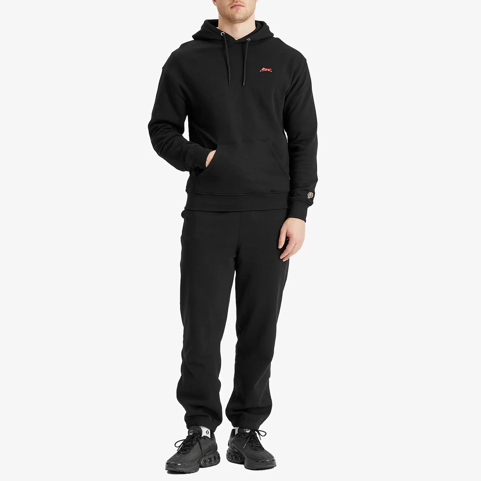 ICECREAM Small Running Dog Hoodie, Black