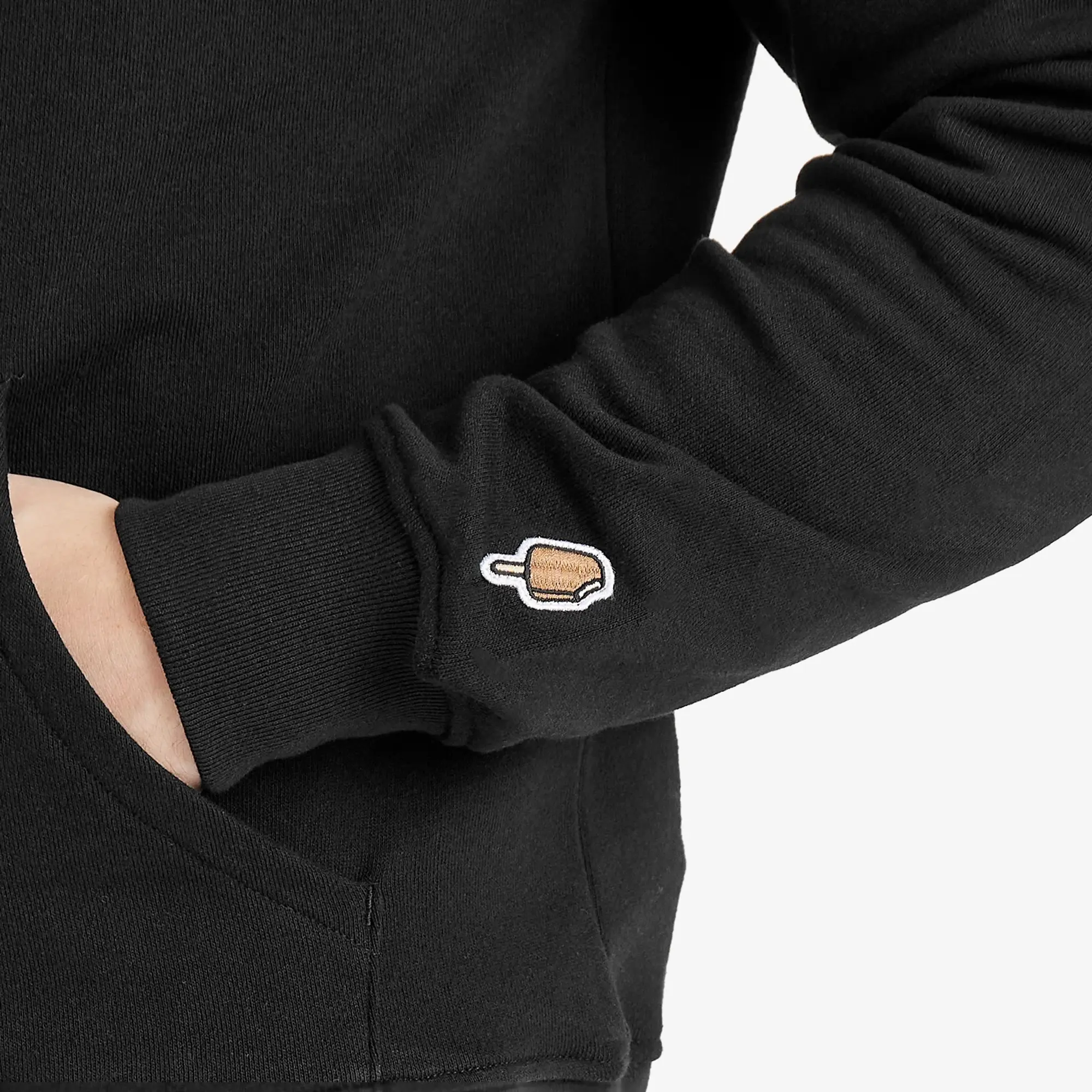ICECREAM Small Running Dog Hoodie, Black