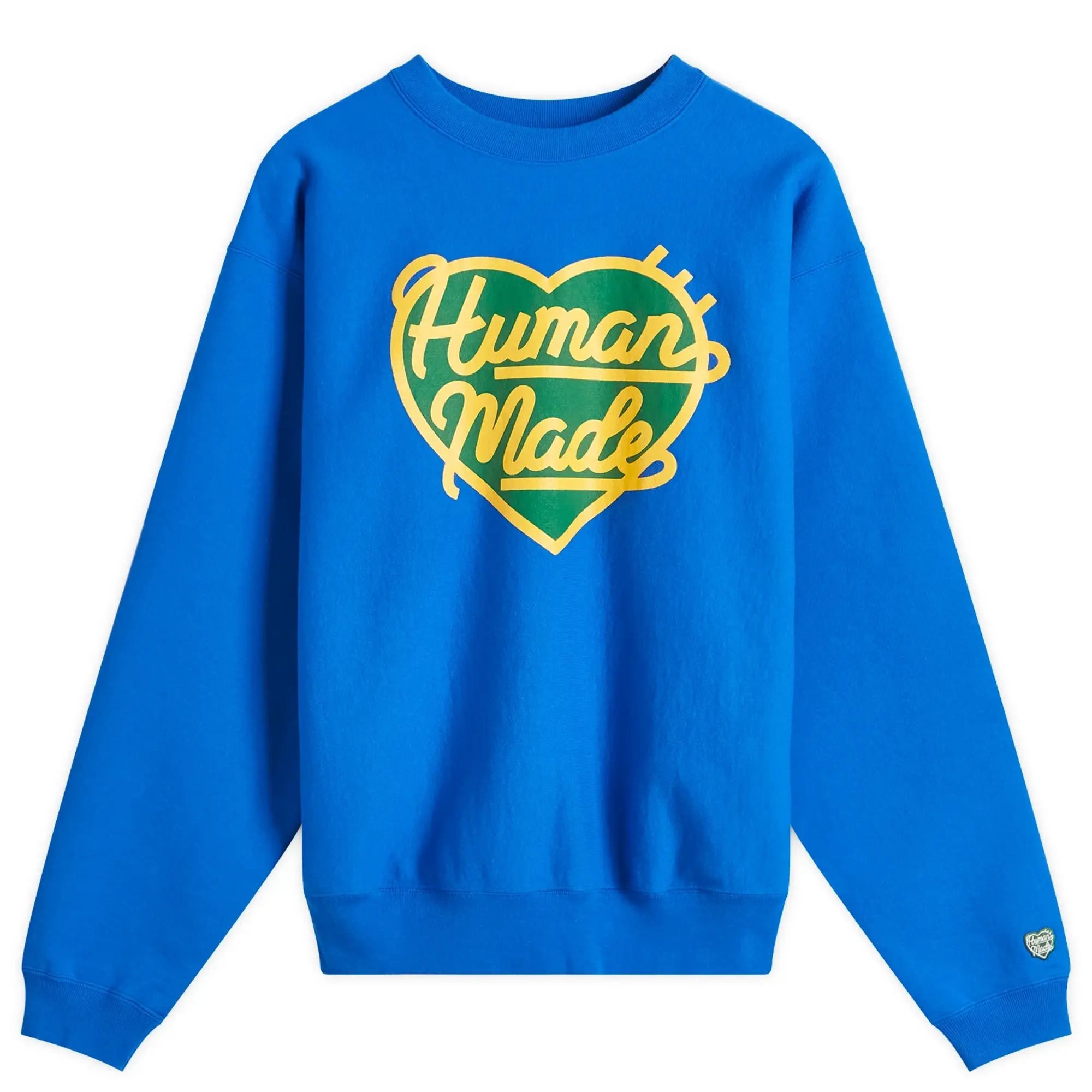 Human Made Men's Heavyweight Heart Sweatshirt Blue