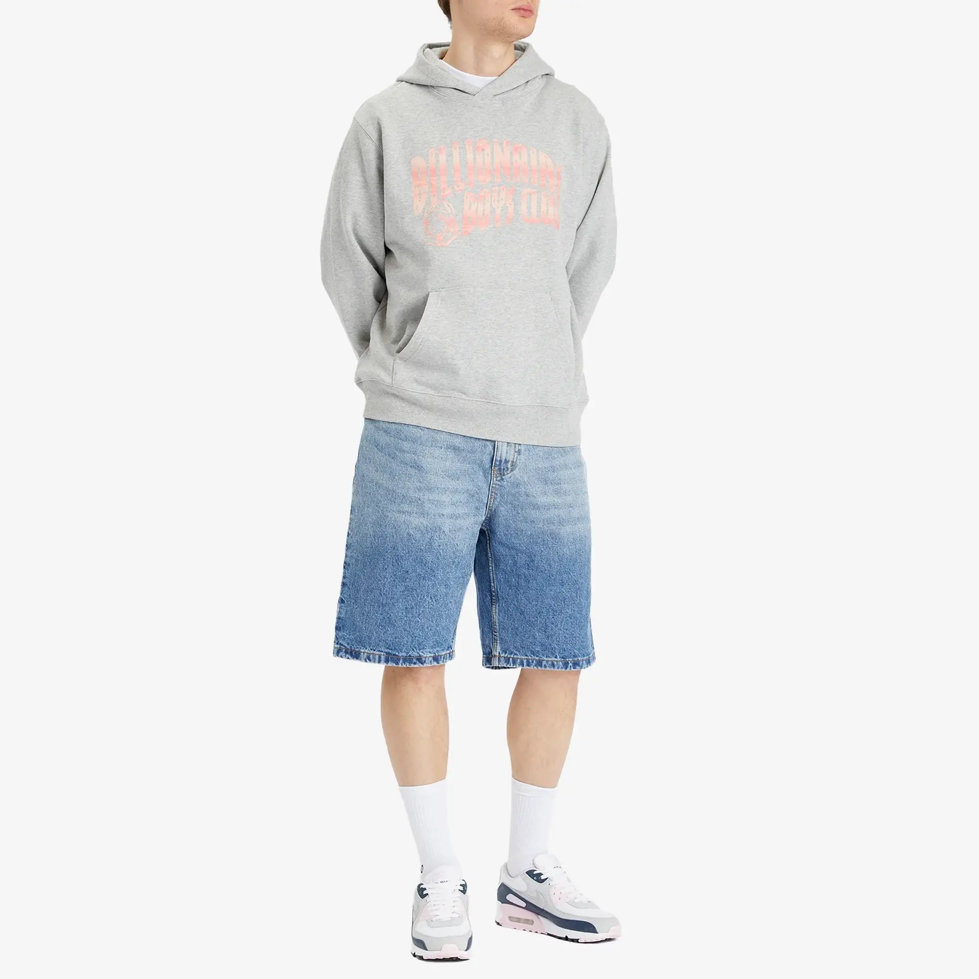 Billionaire Boys Club Men's Astro Denim Shorts Mid Wash Blue