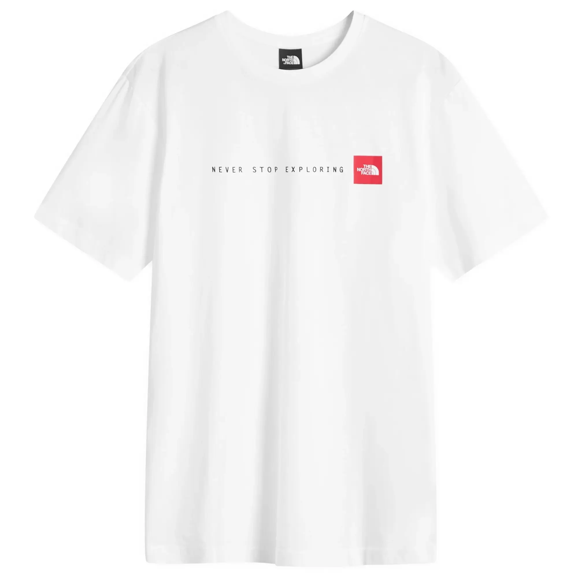 The North Face 'Never Stop Exploring' Short Sleeve Tee In White