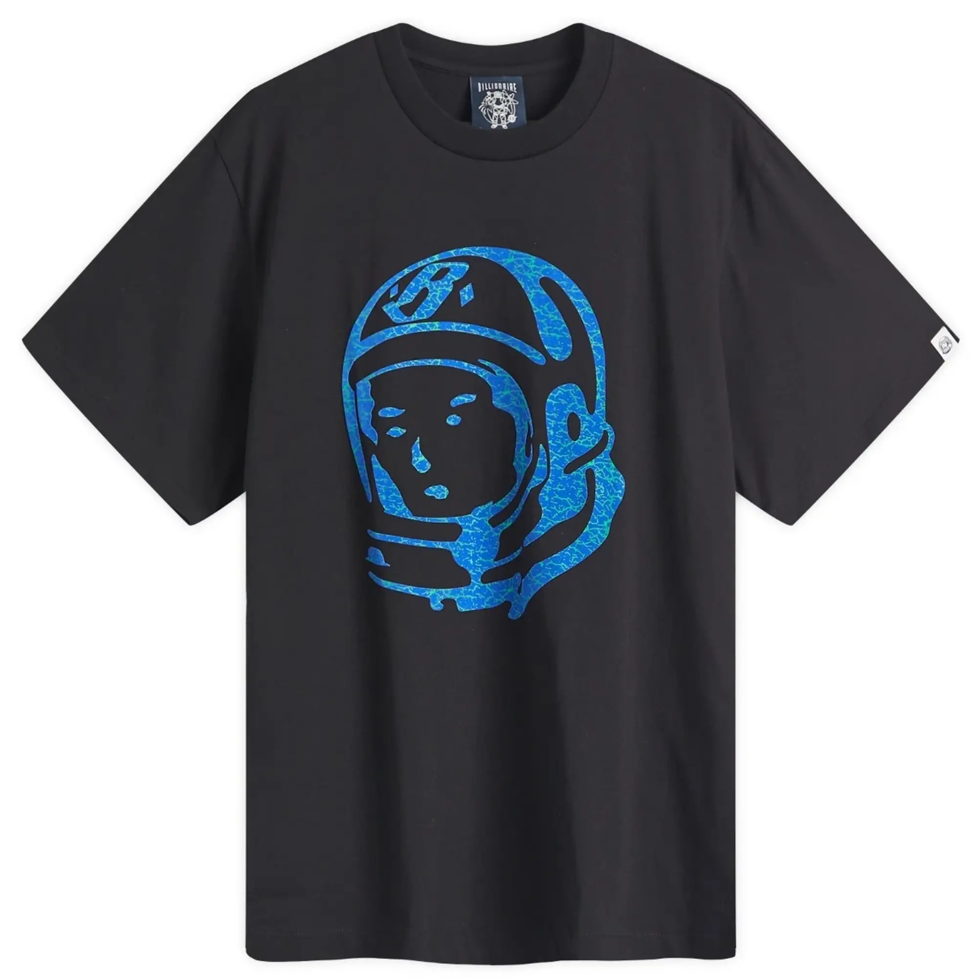 Billionaire Boys Club Men's Cracked Flock Print Astro T-Shirt Black
