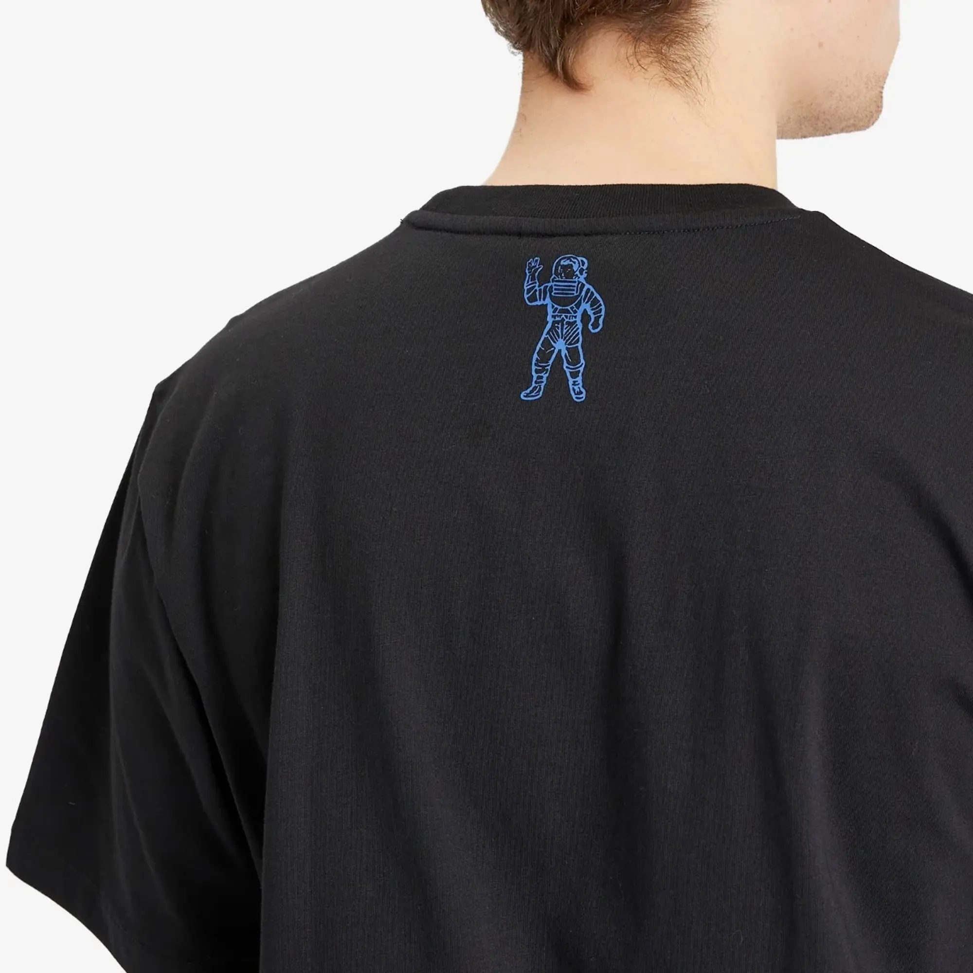 Billionaire Boys Club Men's Cracked Flock Print Astro T-Shirt Black