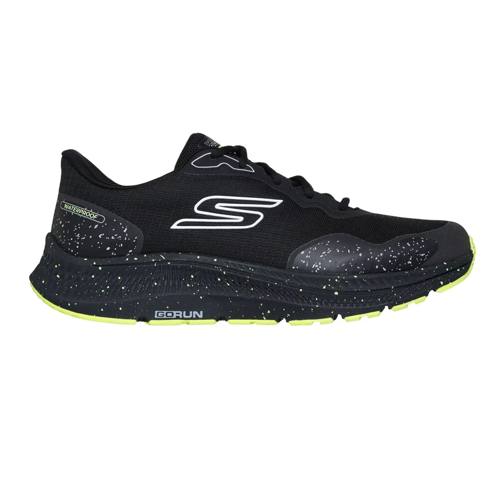 Skechers Men's GO RUN Consistent 2.0 - Piedmont Sneaker in Black/Lime