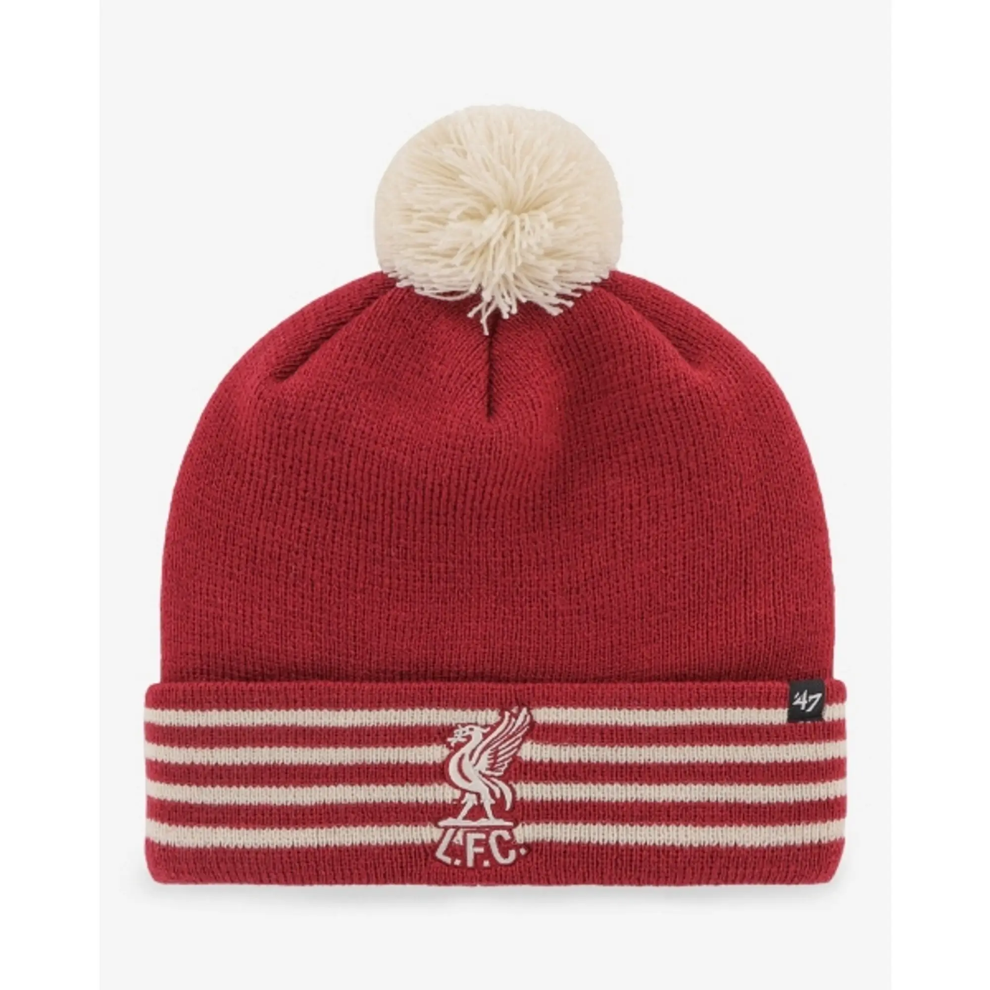 Liverpool FC LFC 47 Shankly Cuff Knit Bobble Hat