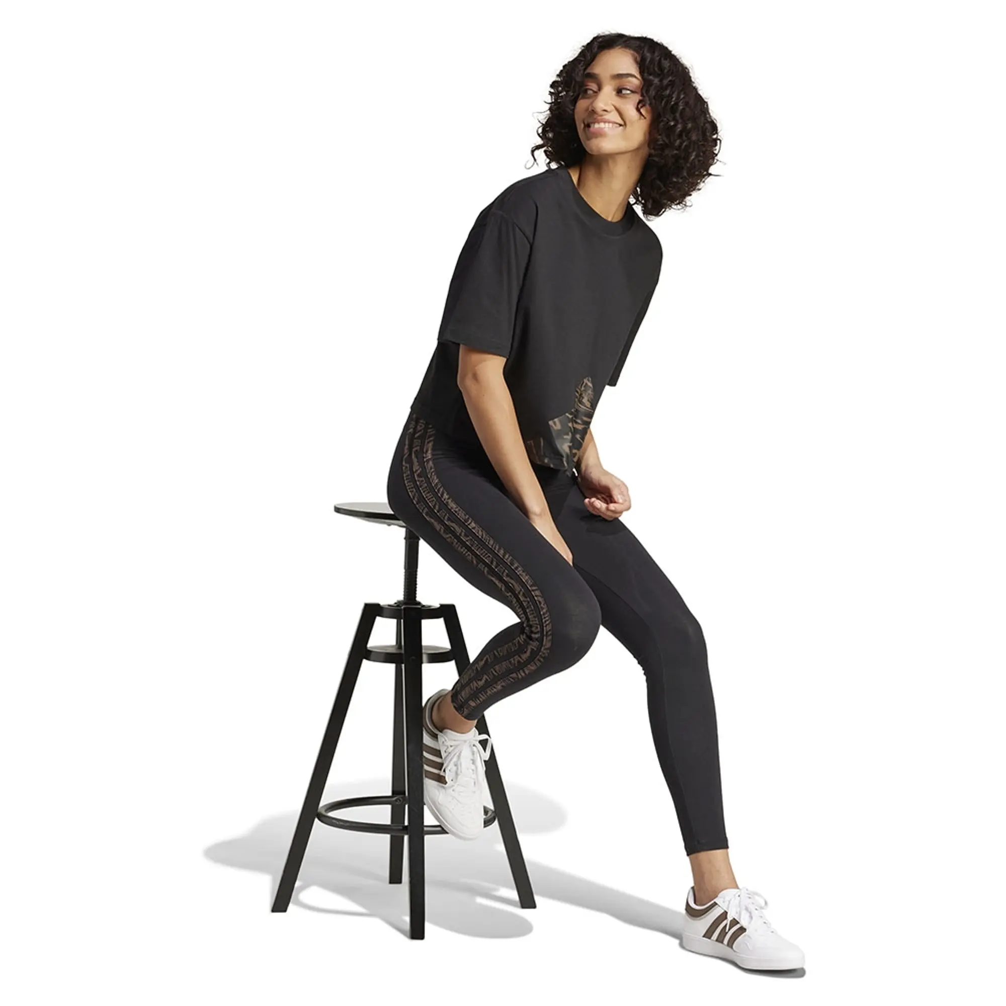 Adidas Rc Essentials Seasonal Animal Print Leggings