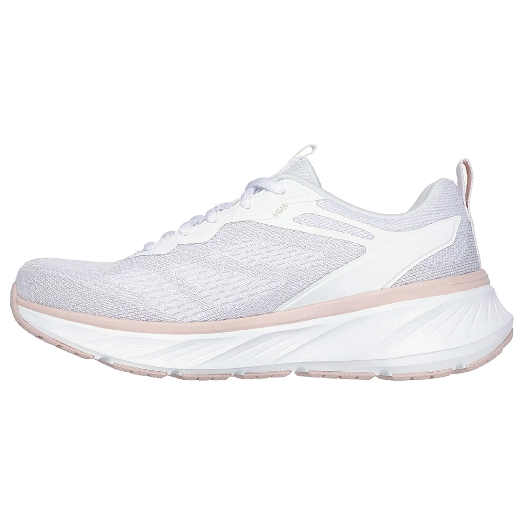 Skechers Women's Relaxed Fit: Edgeride - Power Flow Sneaker in White/Natural