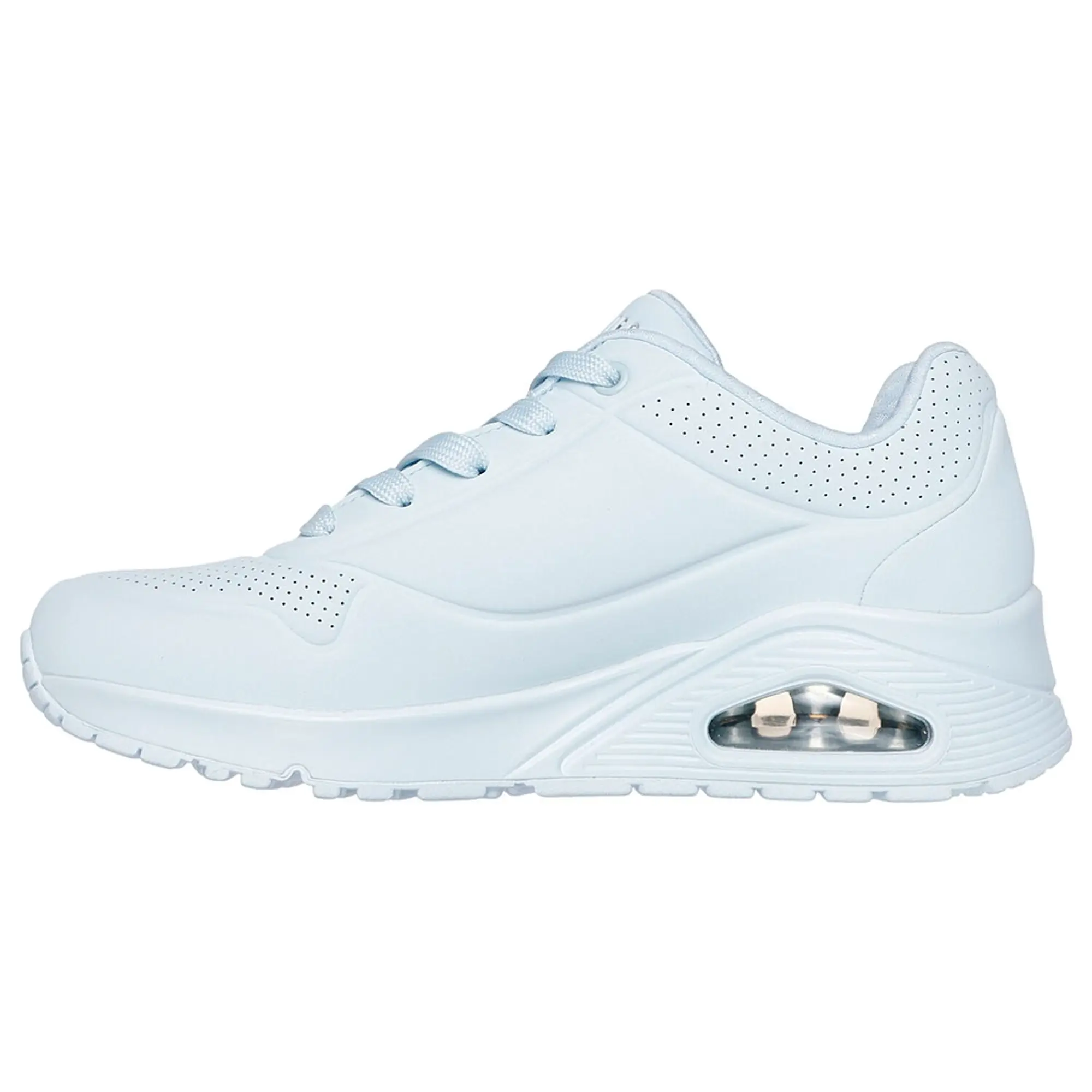 Skechers Women's Uno - Stand on Air Sneaker in Light Denim