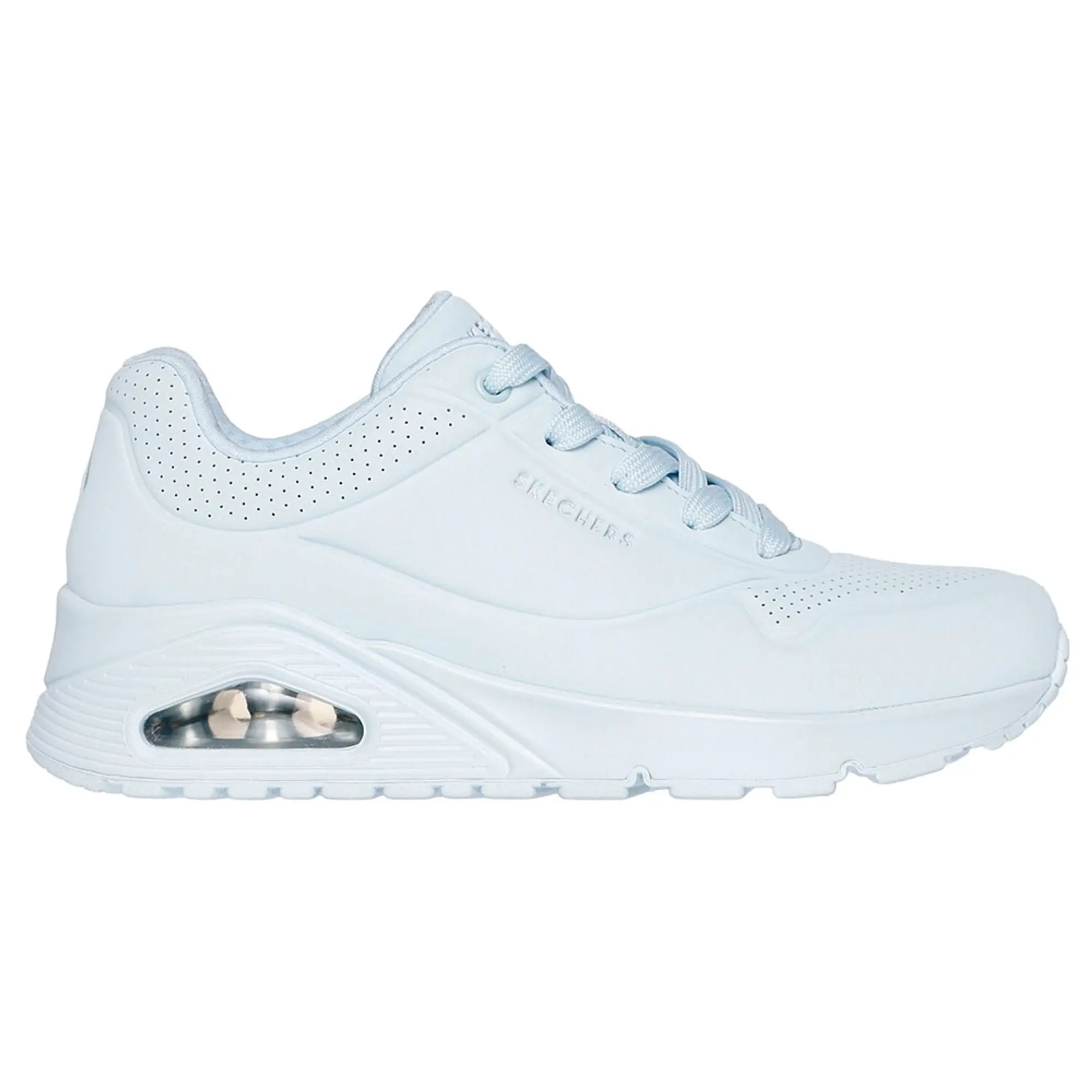 Skechers Women's Uno - Stand on Air Sneaker in Light Denim