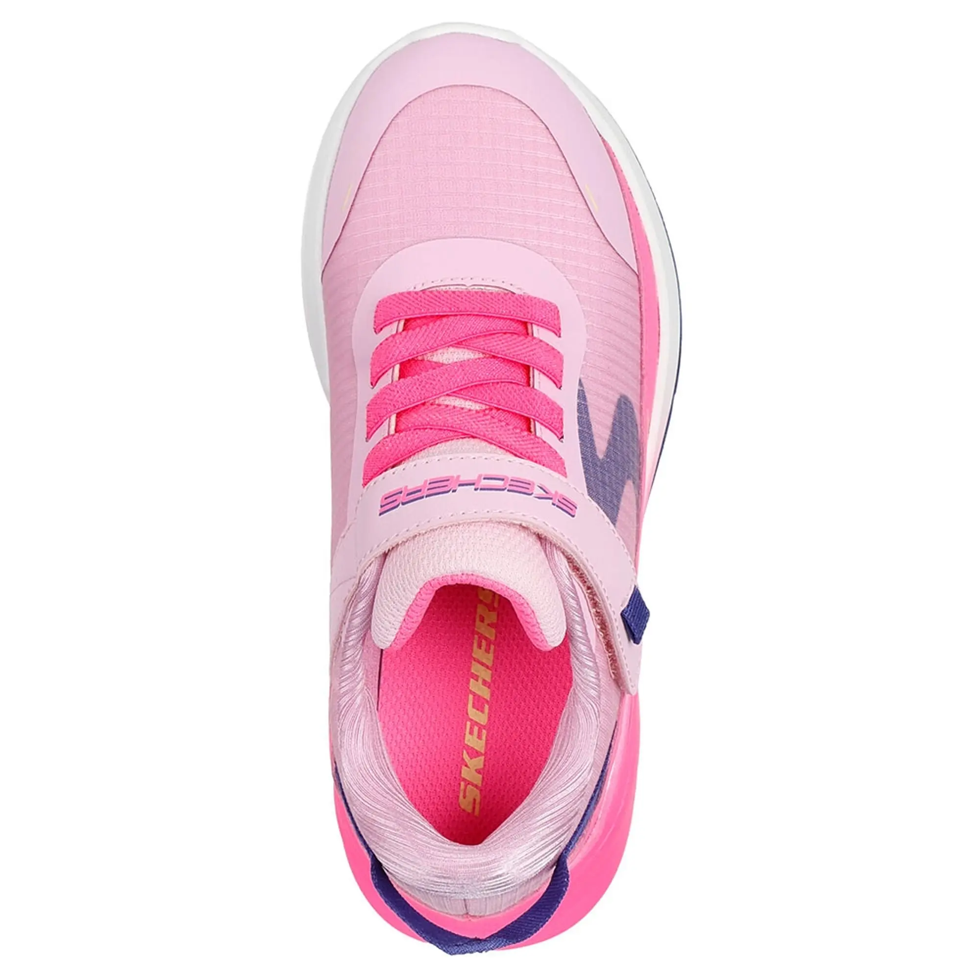Skechers Girls Wave 92 - Imara Lite Sneaker in Light Pink/Hot Pink