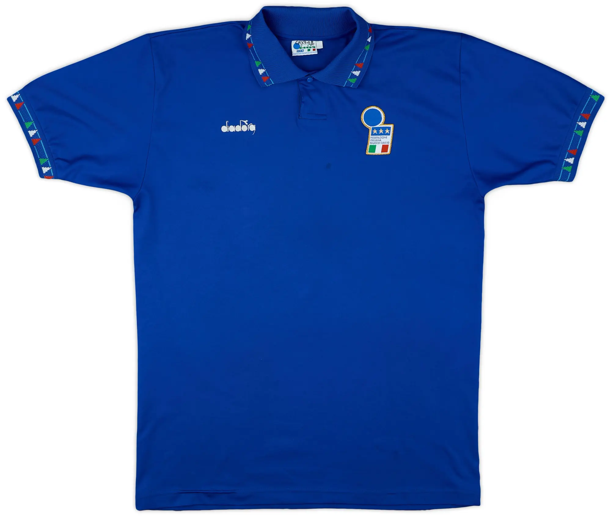 Diadora 1992-93 Italy Home Shirt - 6/10 - (XL)