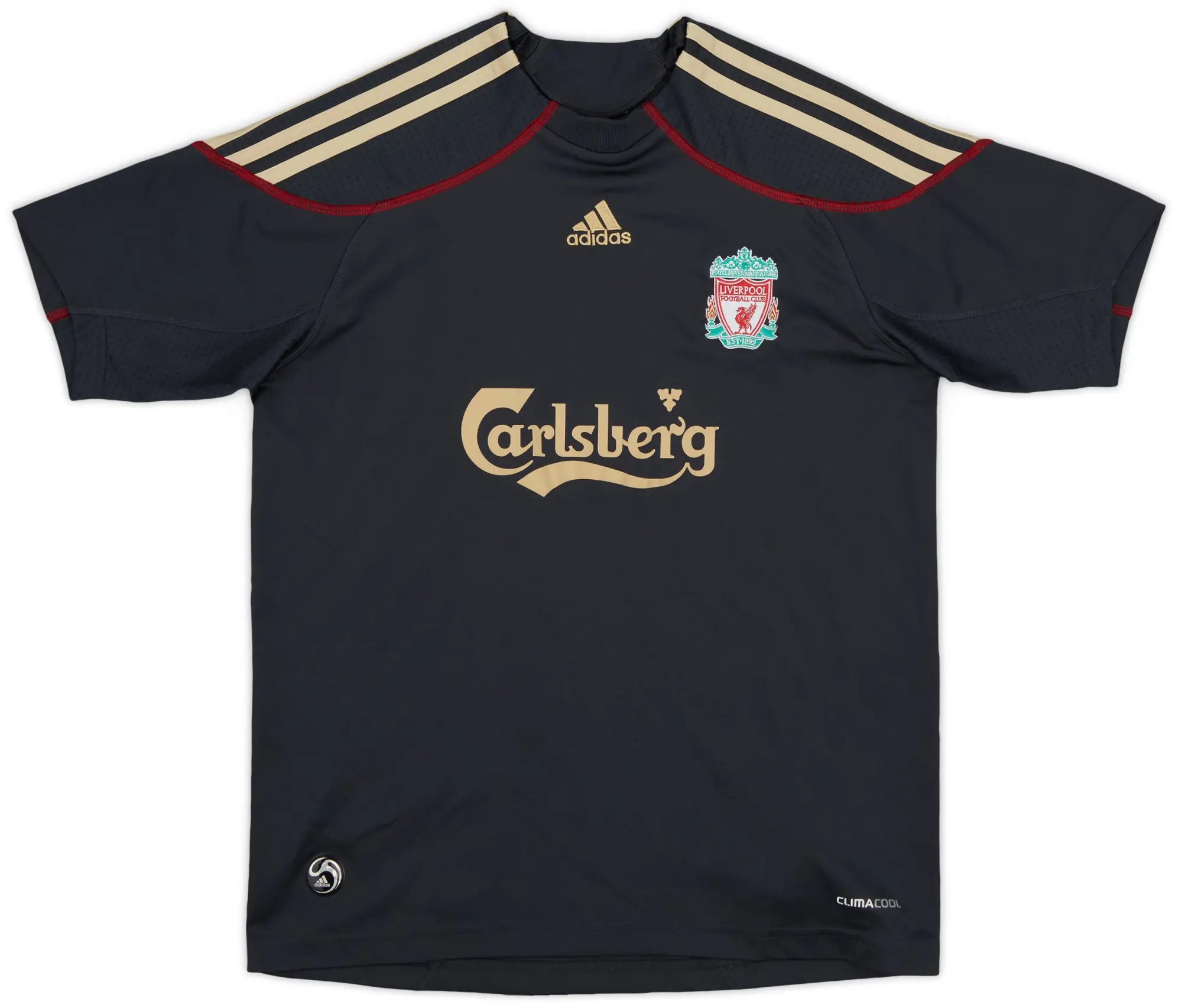 adidas 2009-10 Liverpool Away Shirt - 8/10 - (M.Boys)