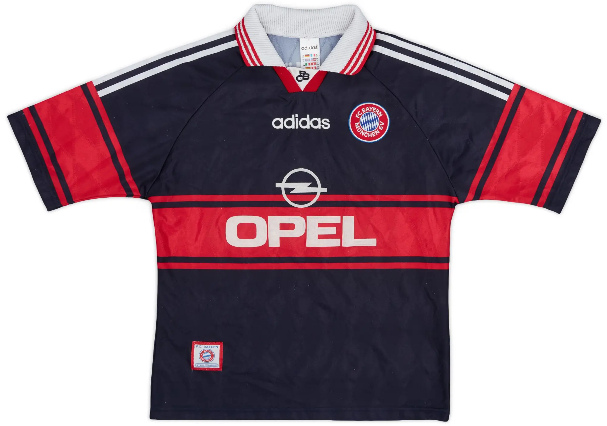 adidas 1997-99 Bayern Munich Home Shirt - 8/10 - (Y)