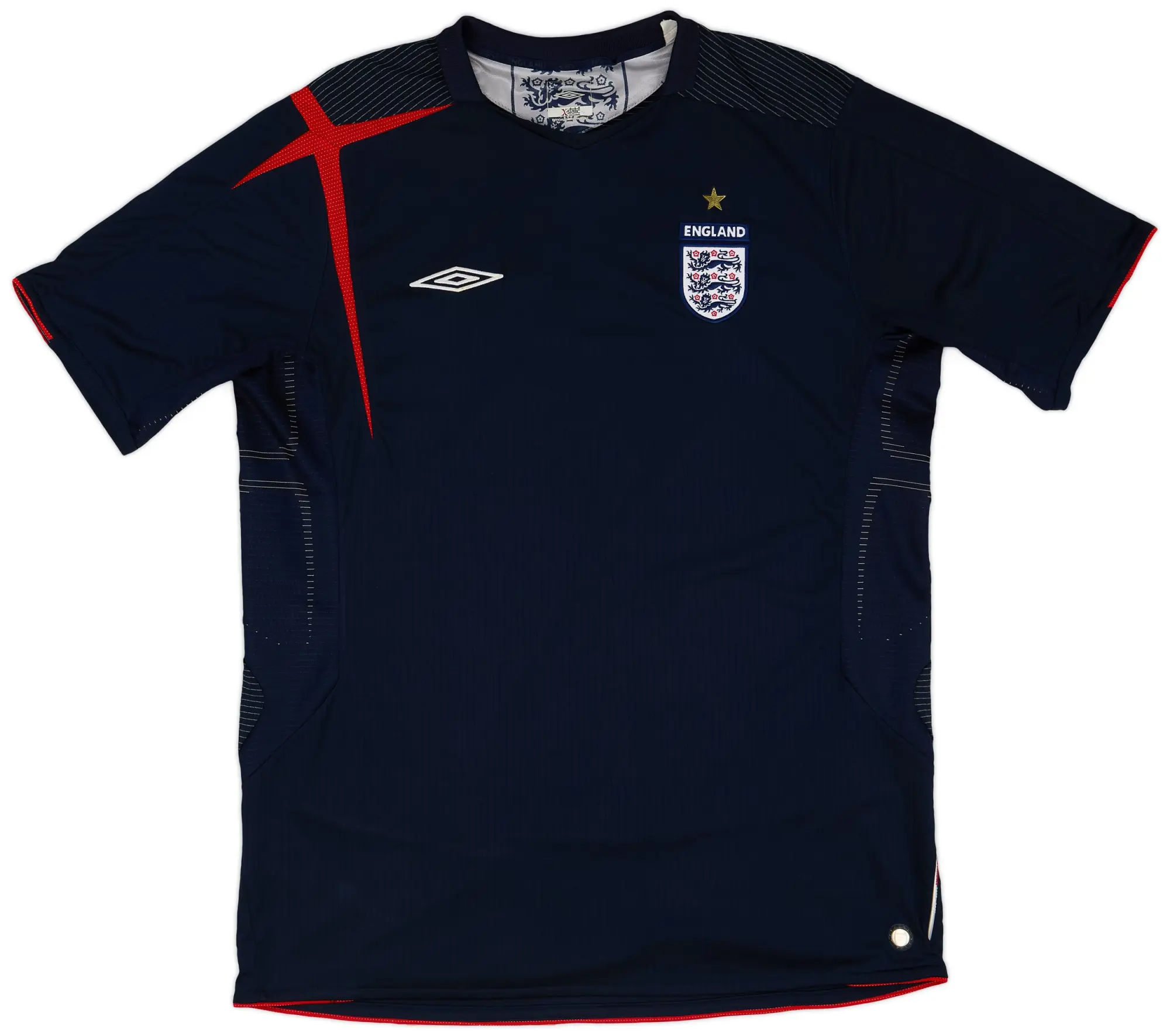 Umbro 2006-08 England GK S/S Shirt - 9/10 - (XL)