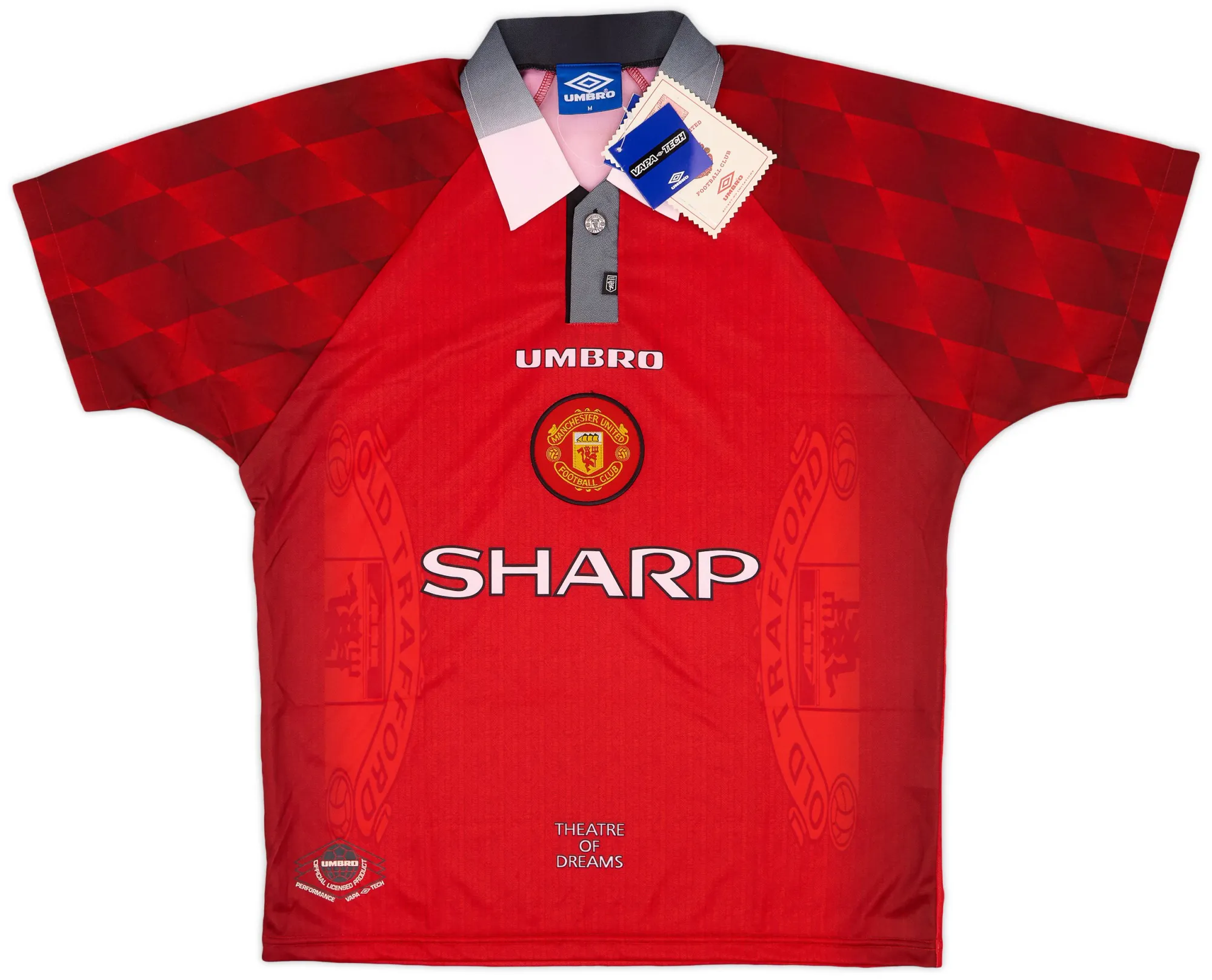 マンチェスター・ユナイテッド 1996-98 シャツ UMBRO Umbro Manchester United Mens SS Home Shirt 1996/98