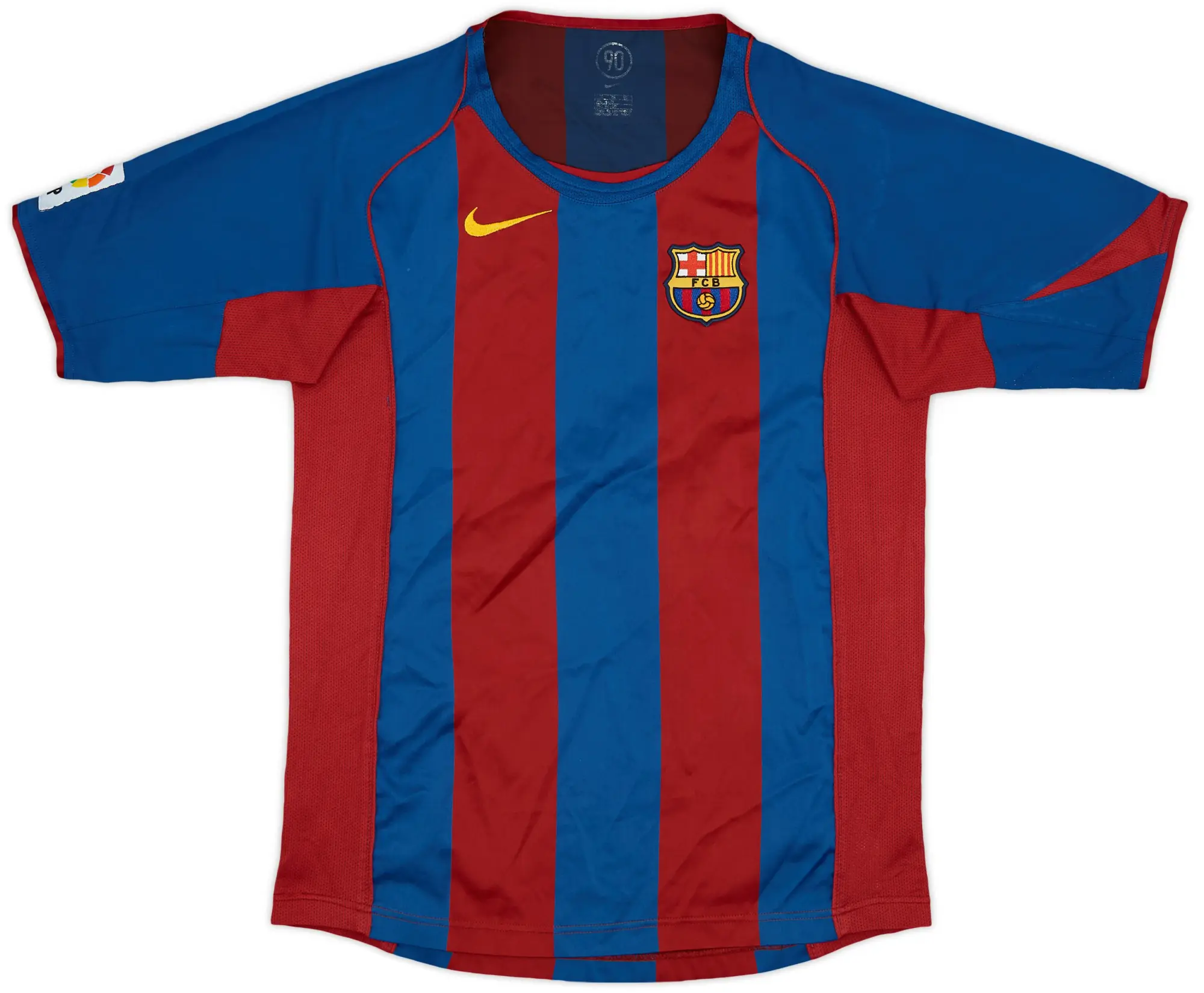 Nike 2004-05 Barcelona Home Shirt - 8/10 - (M.Boys)