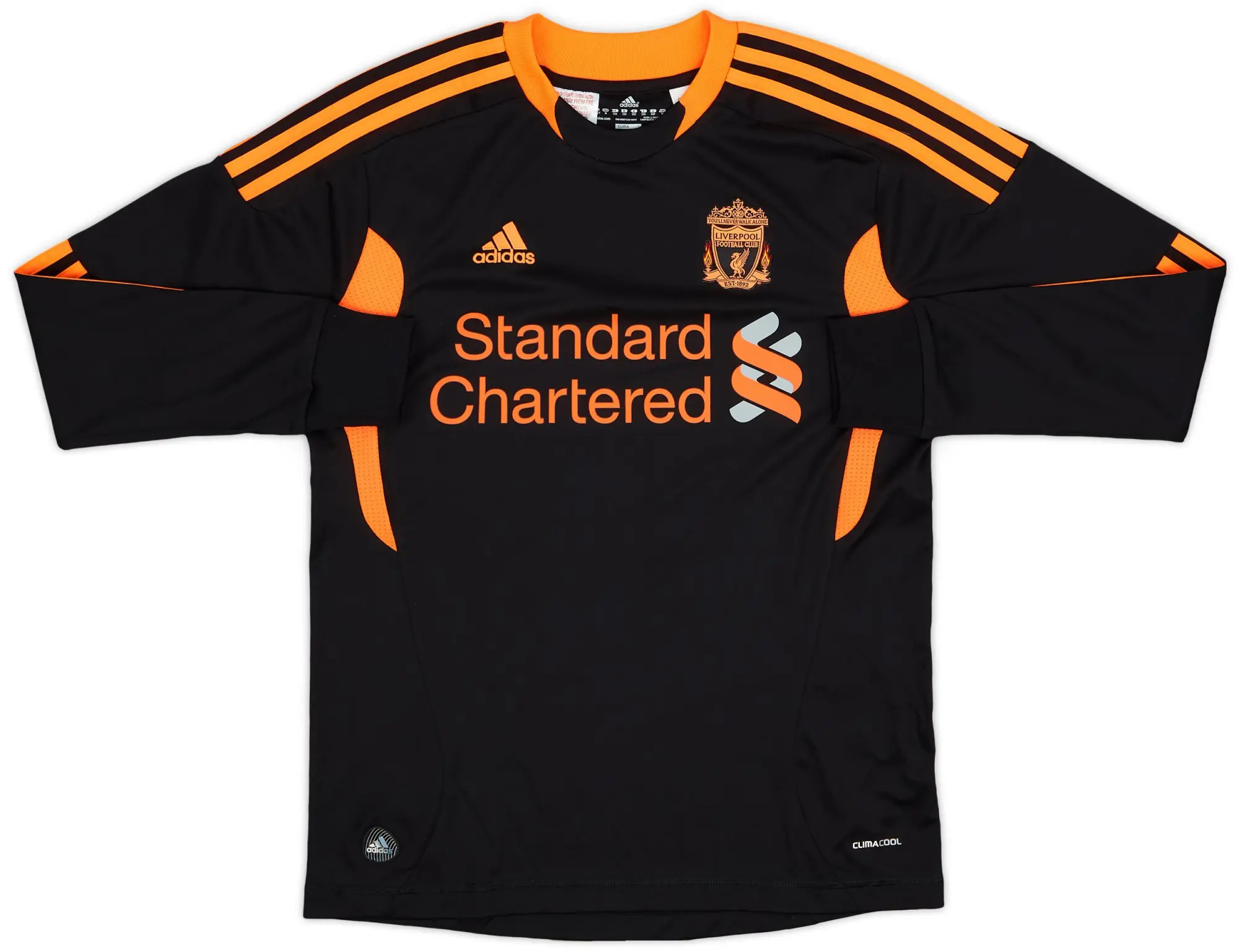 adidas 2010-11 Liverpool GK Shirt - 10/10 - (M.Boys)