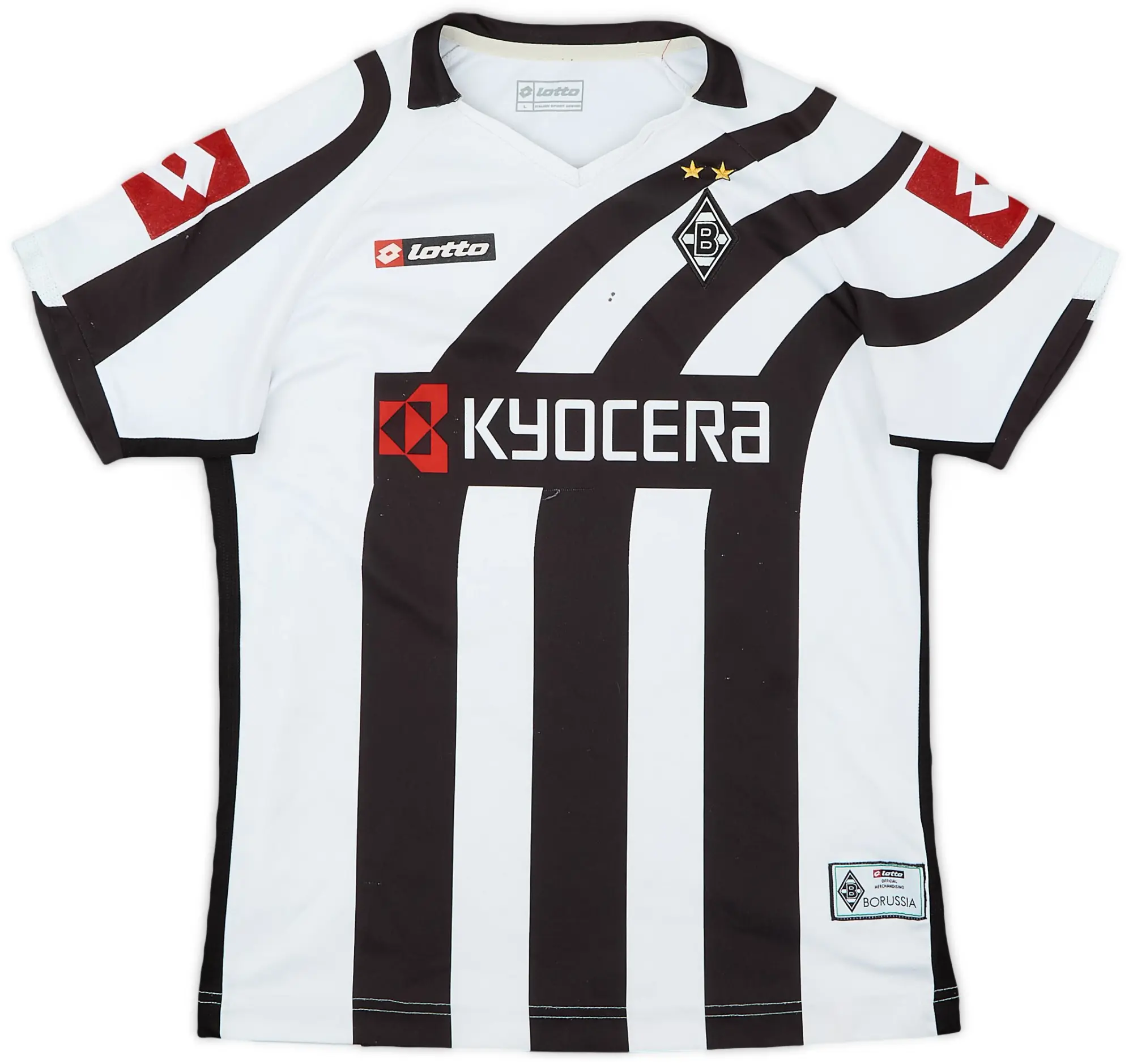 Lotto 2006-07 Borussia Monchengladbach Home Shirt - 6/10 - (L.Boys)
