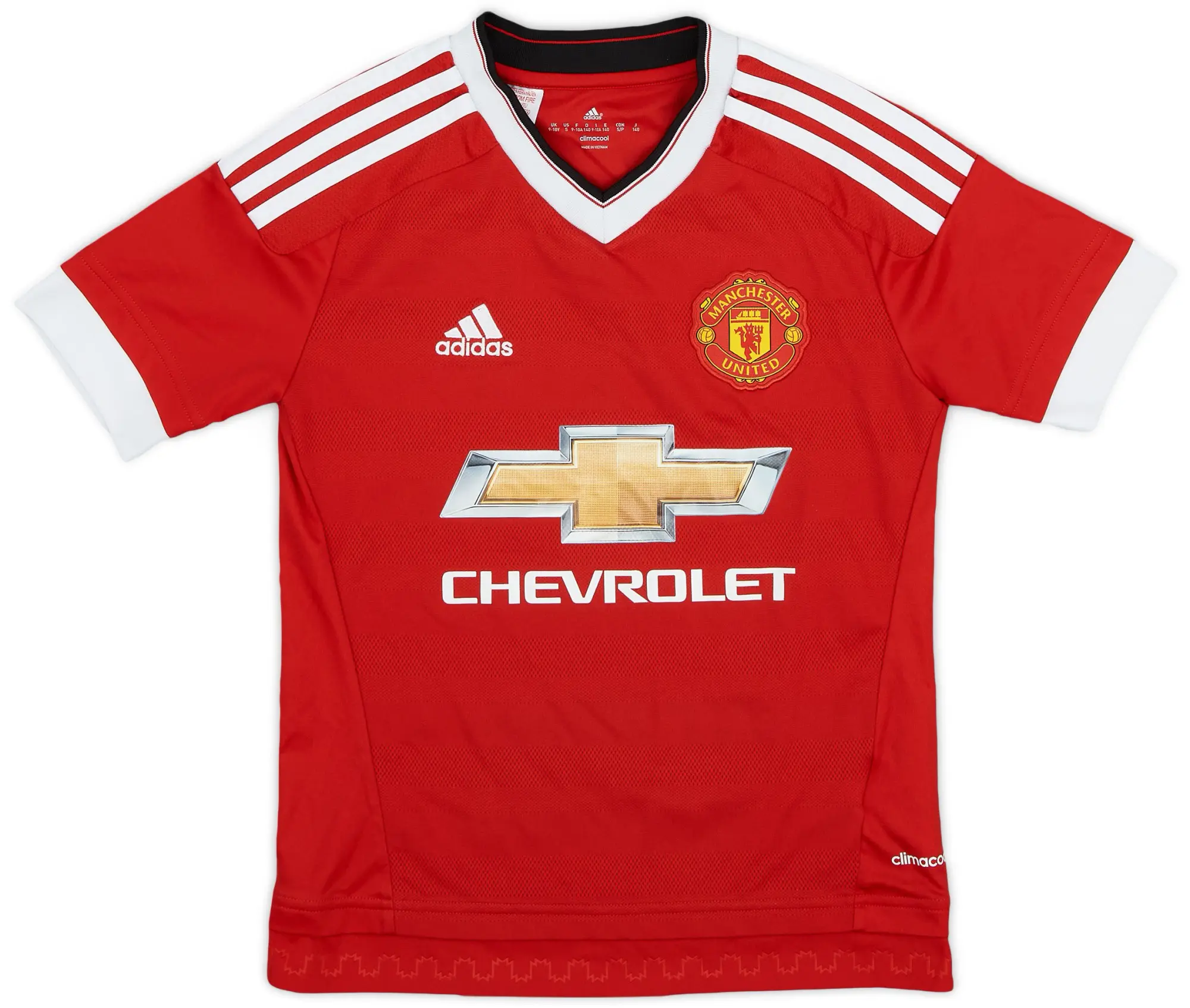 adidas 2015-16 Manchester United Home Shirt - 9/10 - (S.Boys)