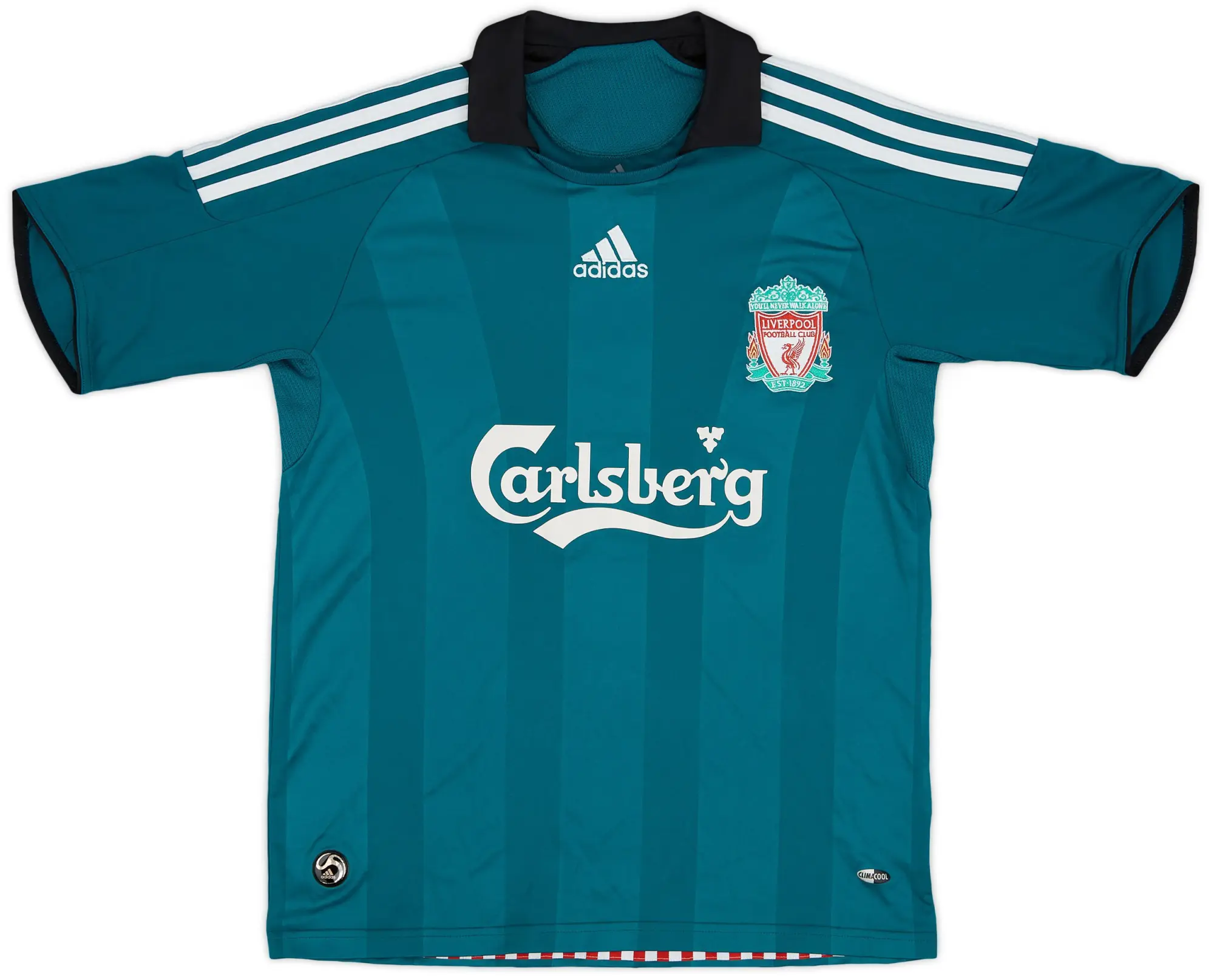adidas 2008-09 Liverpool Third Shirt - 7/10 - (L.Boys)