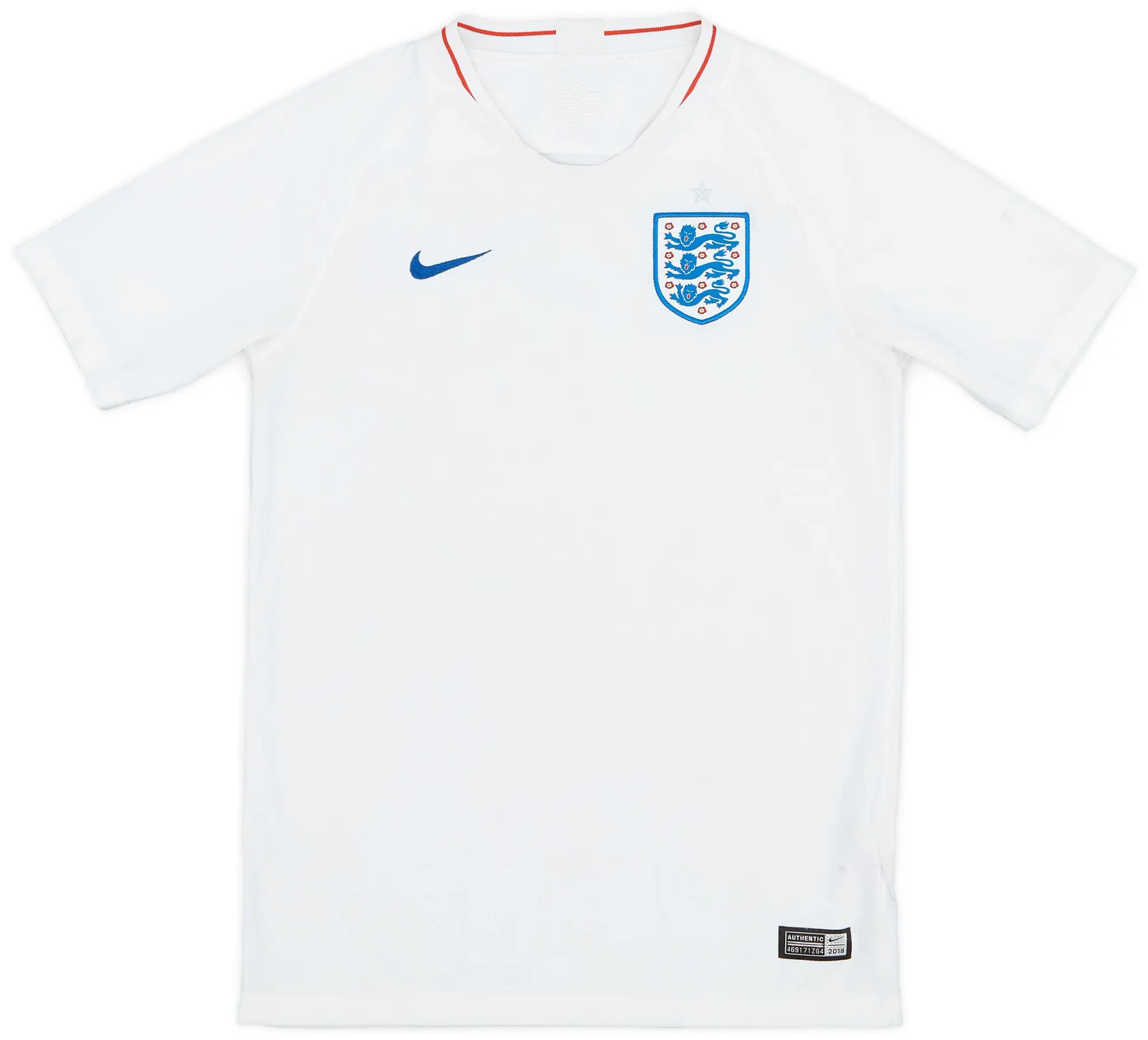 Nike 2018-19 England Home Shirt - 8/10 - (L.Boys)