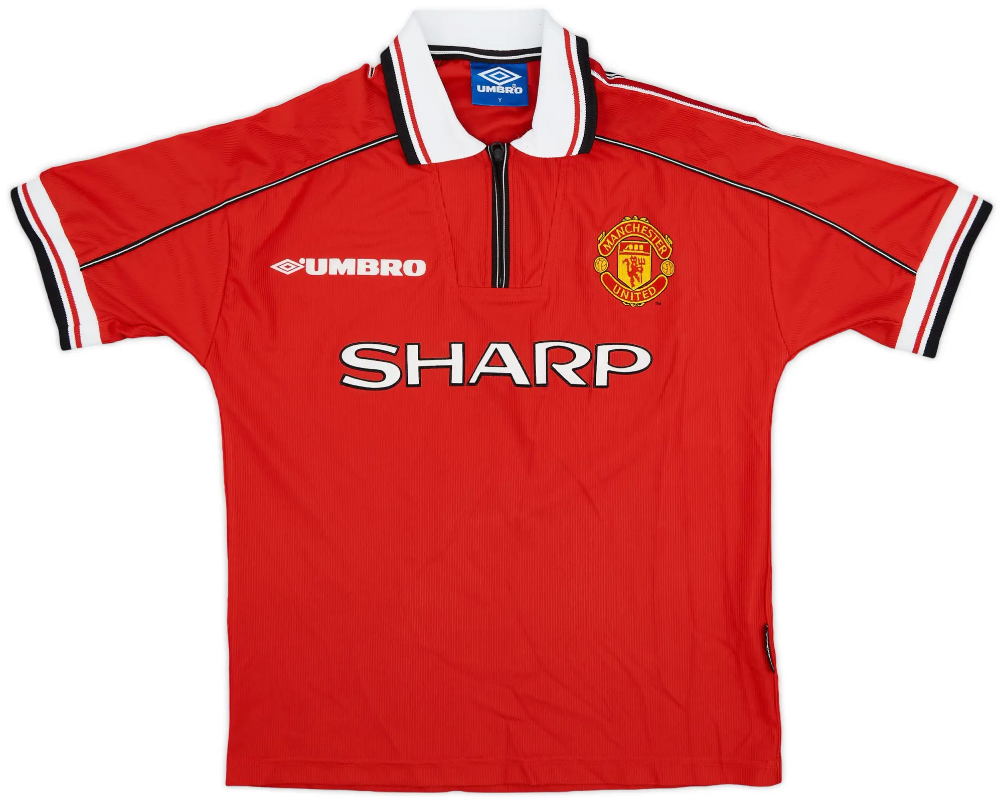 Umbro 1998-00 Manchester United Home Shirt - 8/10 - (Y)
