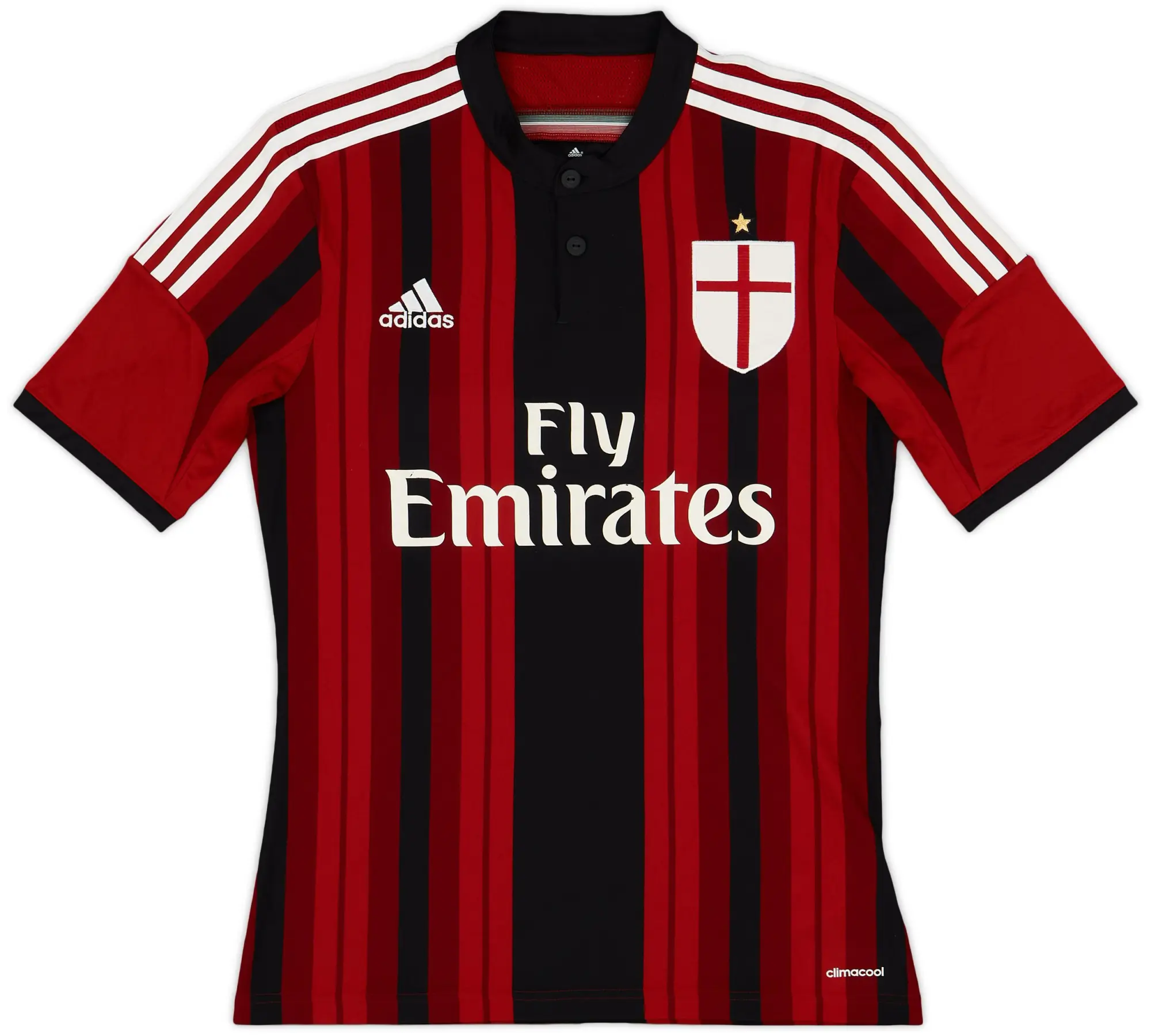 adidas 2014-15 AC Milan Home Shirt - 7/10 - (S)