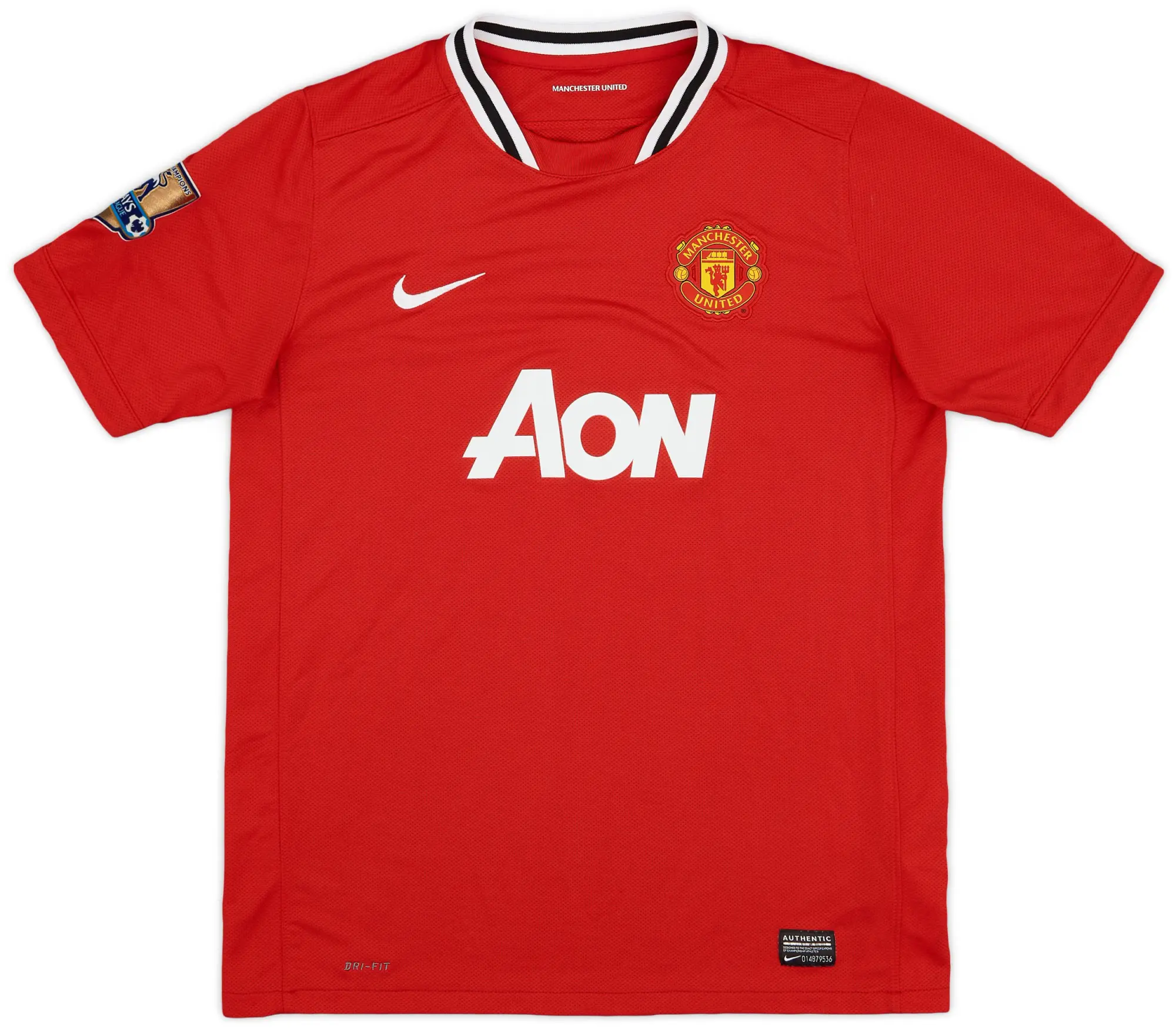 Nike 2011-12 Manchester United Home Shirt - 9/10 - (XL.Boys)